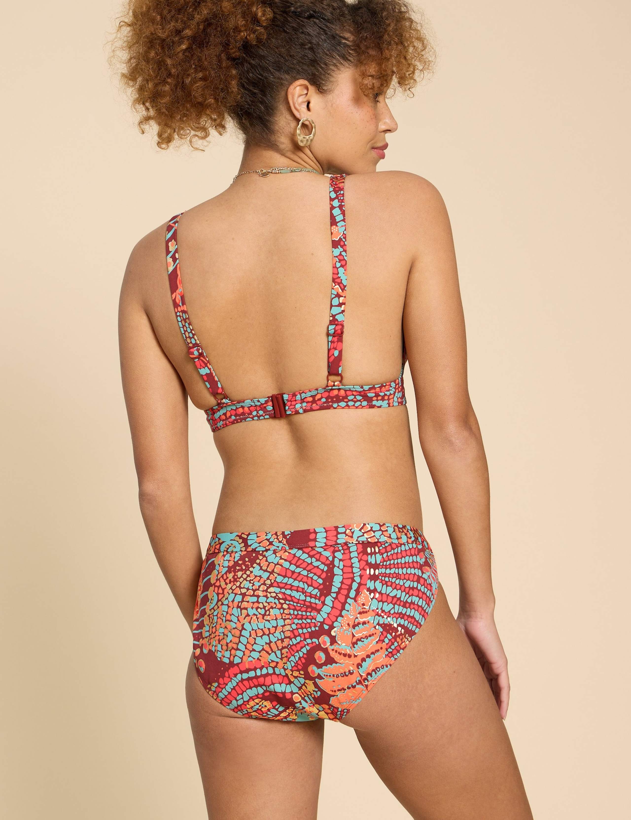 Printed Side Detail Bikini Bottoms 4 of 6
