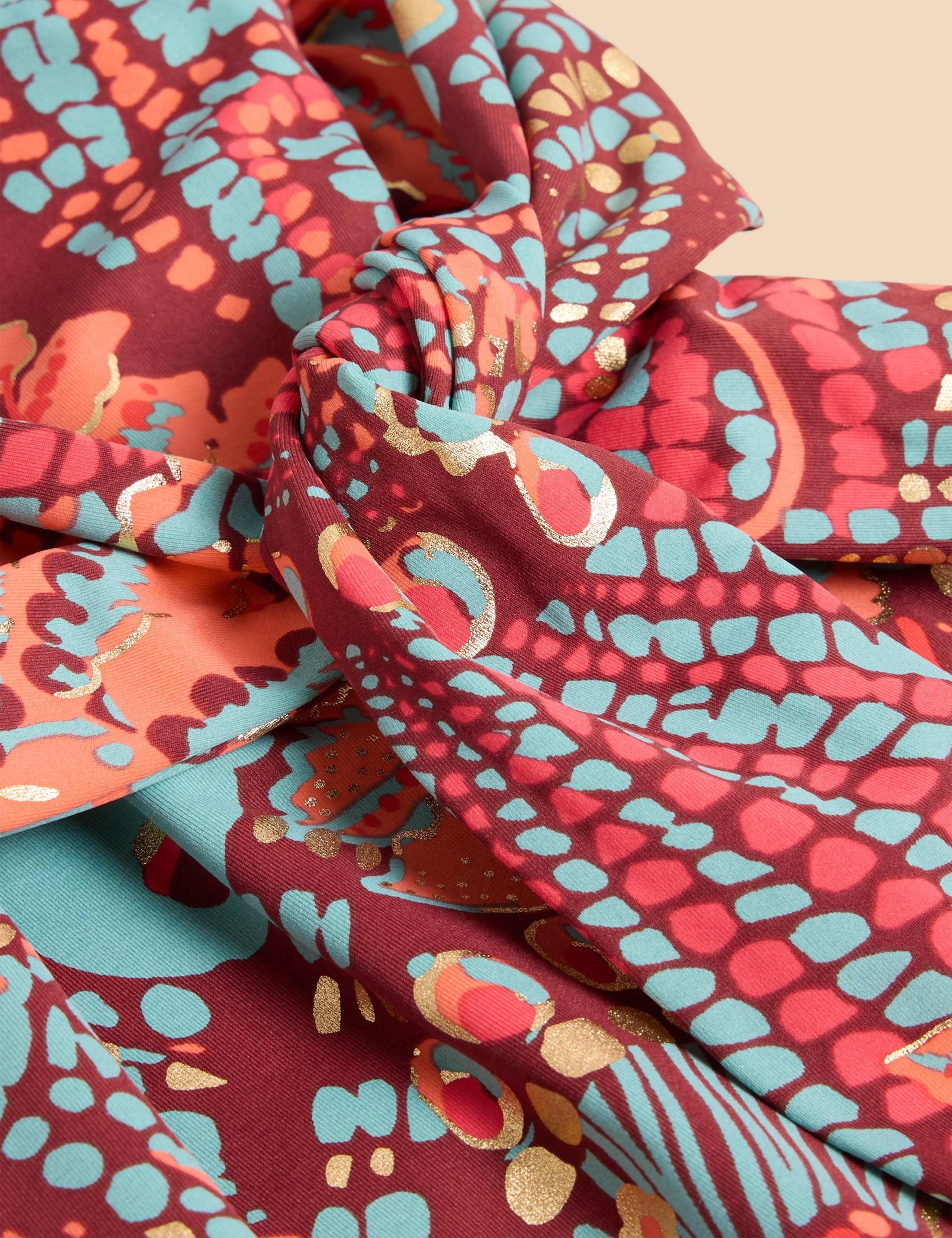 Printed V-Neck Swimsuit 6 of 6