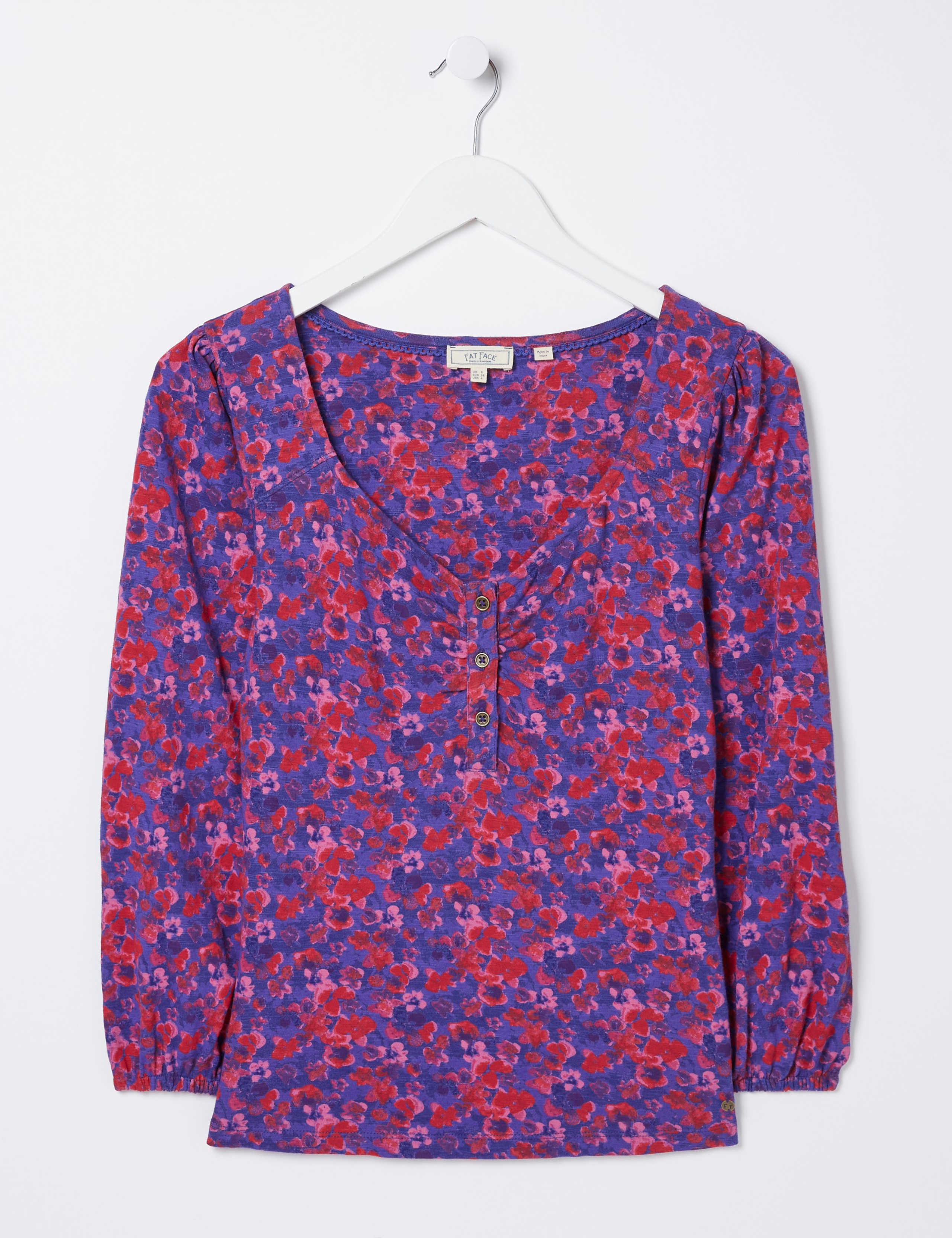 Cotton Modal Blend Floral Top 2 of 4
