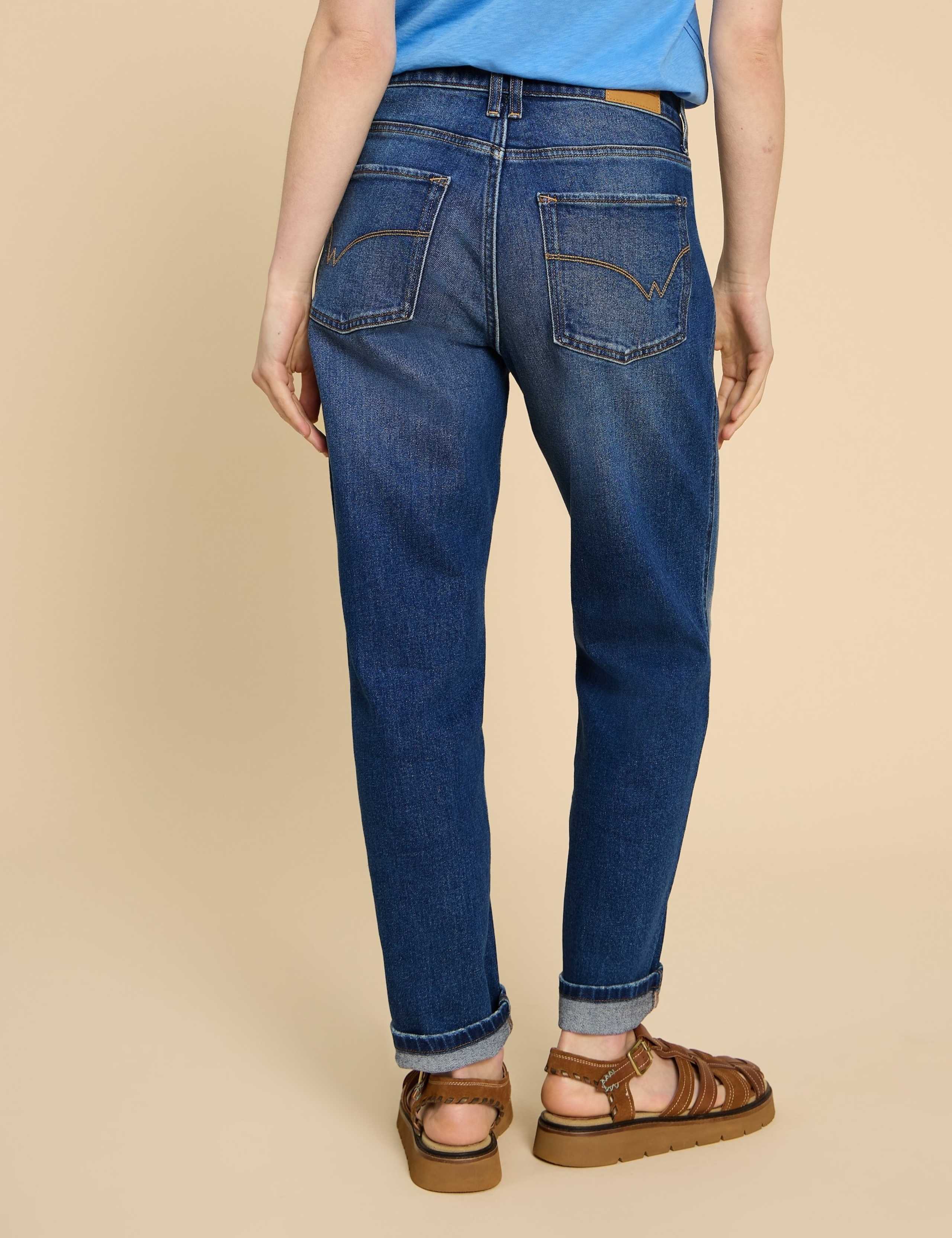 Freya Mid Rise Straight Leg Jeans 4 of 6
