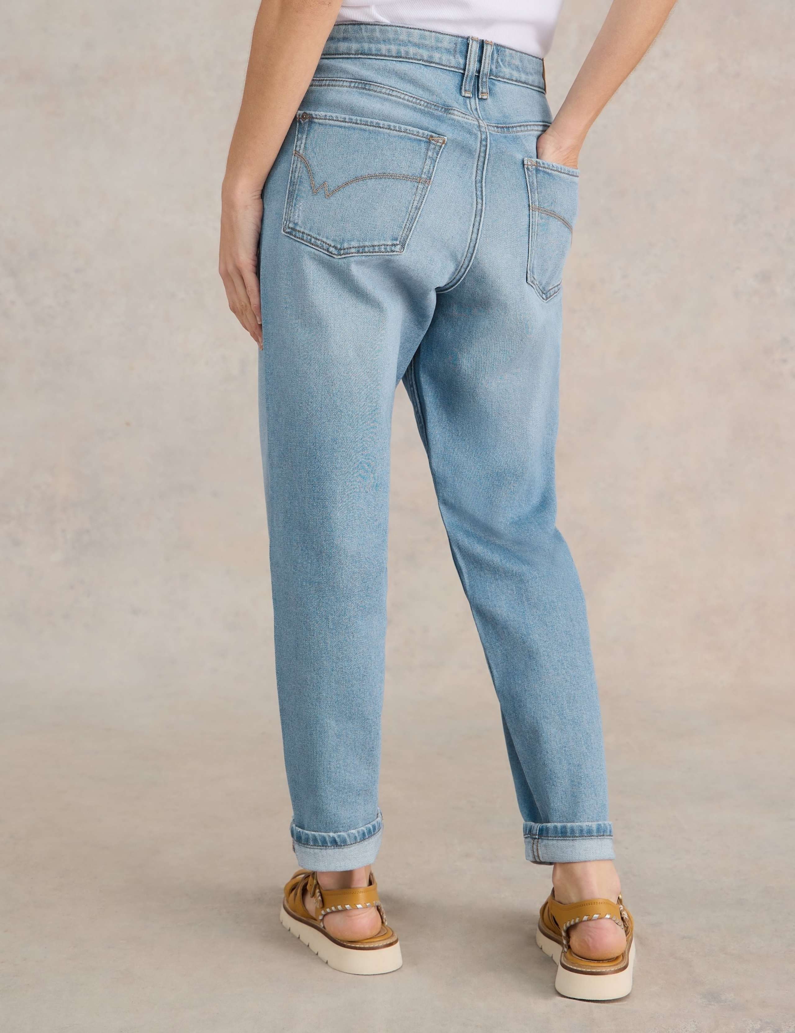 Freya Mid Rise Straight Leg Jeans 4 of 6