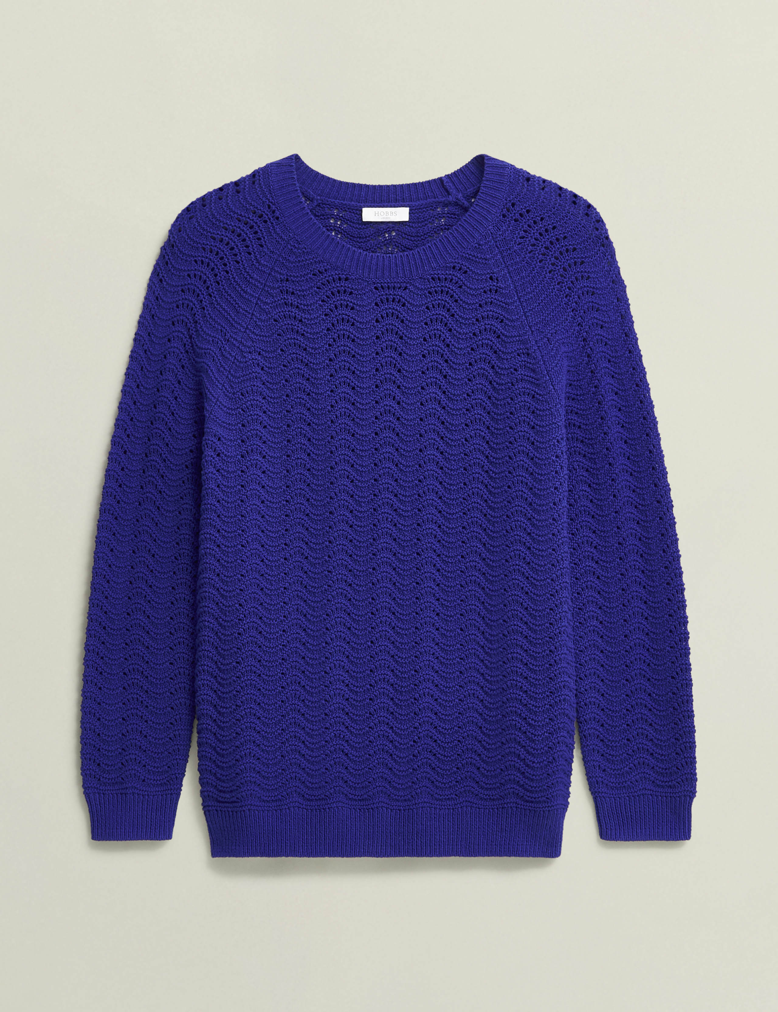 Pure Cotton Textured Jumper 2 of 7
