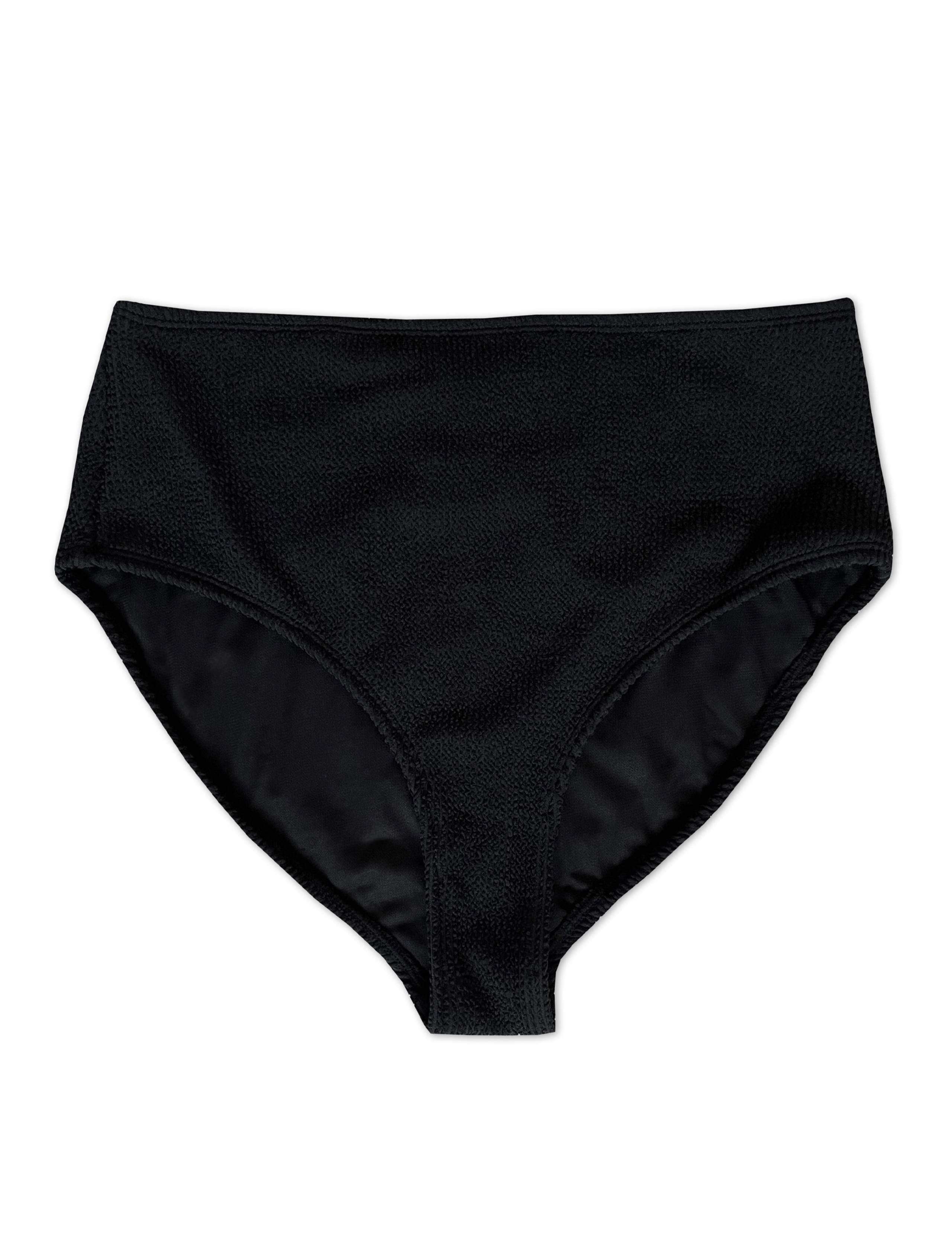 Ribbed High Waisted Bikini Bottoms 2 of 4
