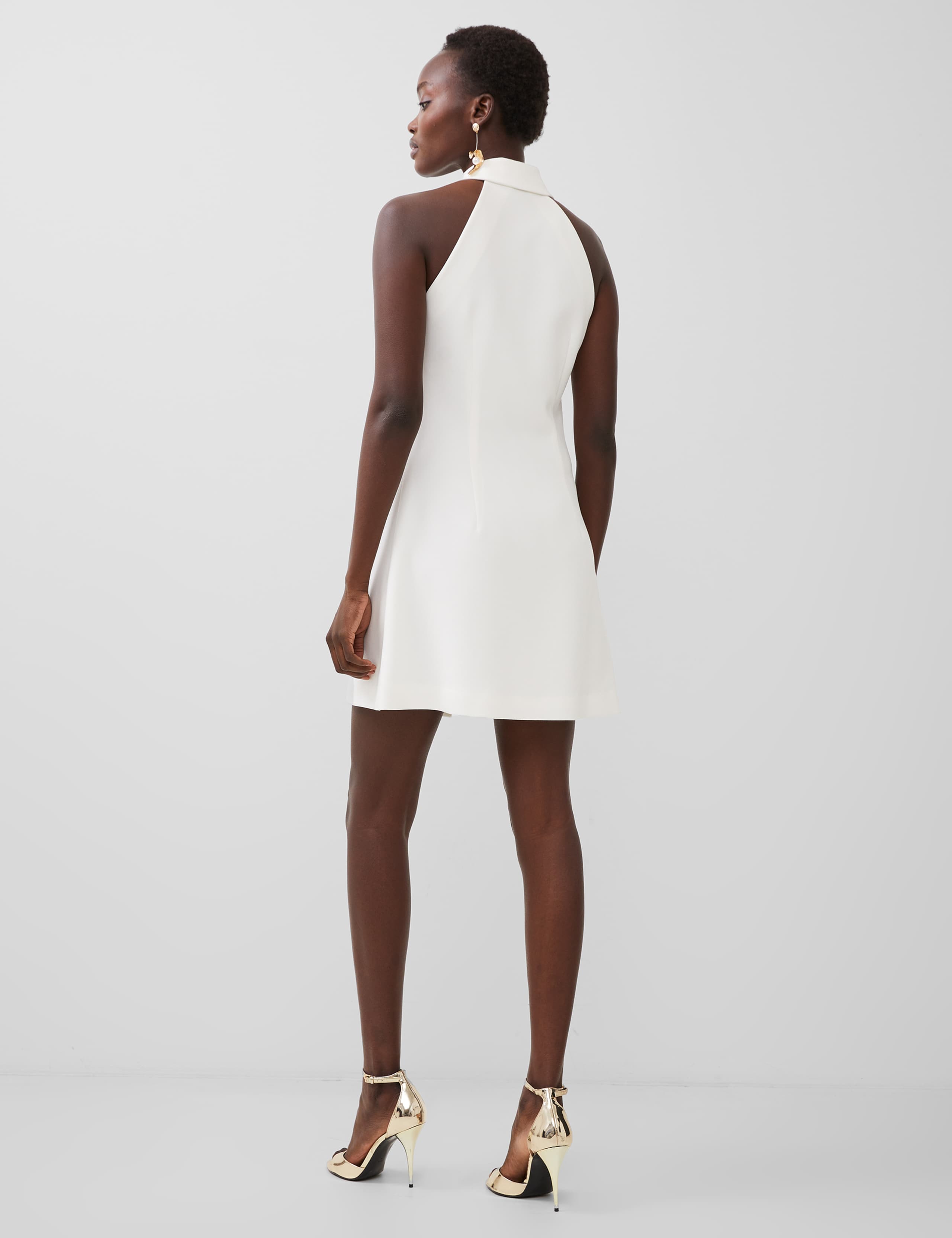 Collared Mini Tailored Dress 4 of 4