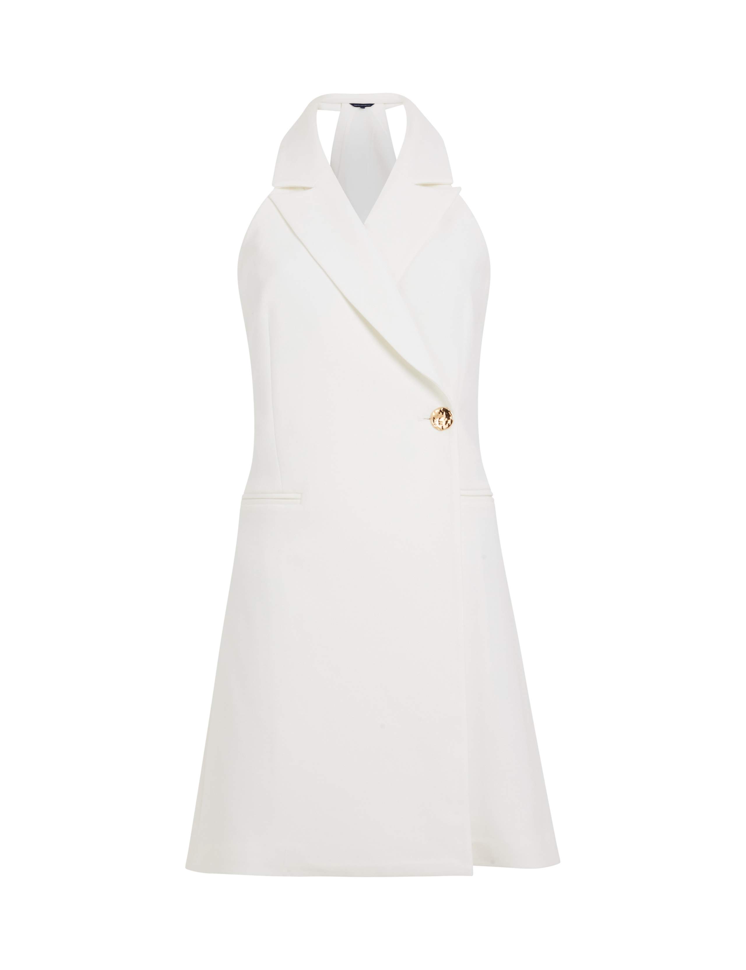 Collared Mini Tailored Dress 2 of 4
