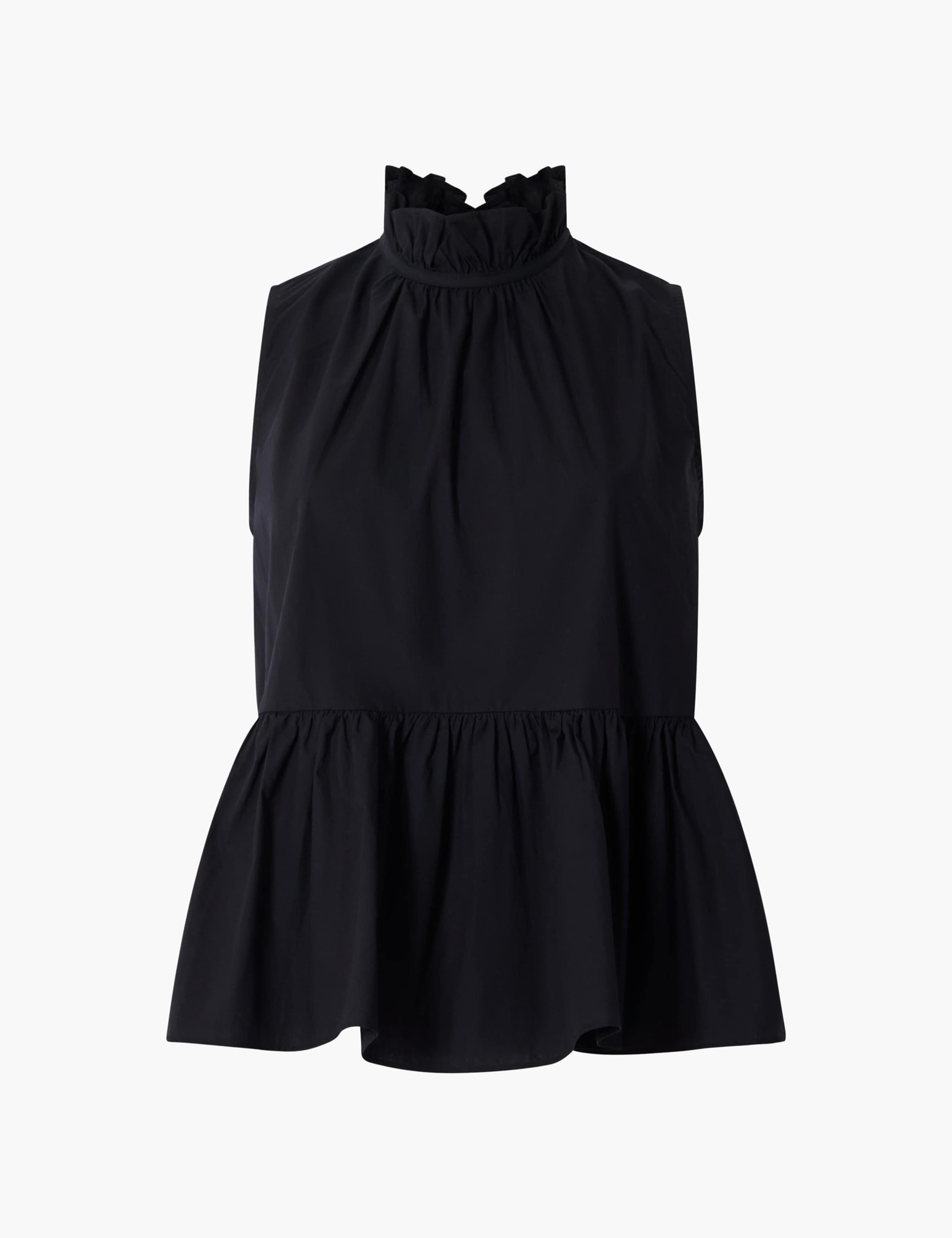 Pure Cotton Sleeveless Peplum Top 1 of 1
