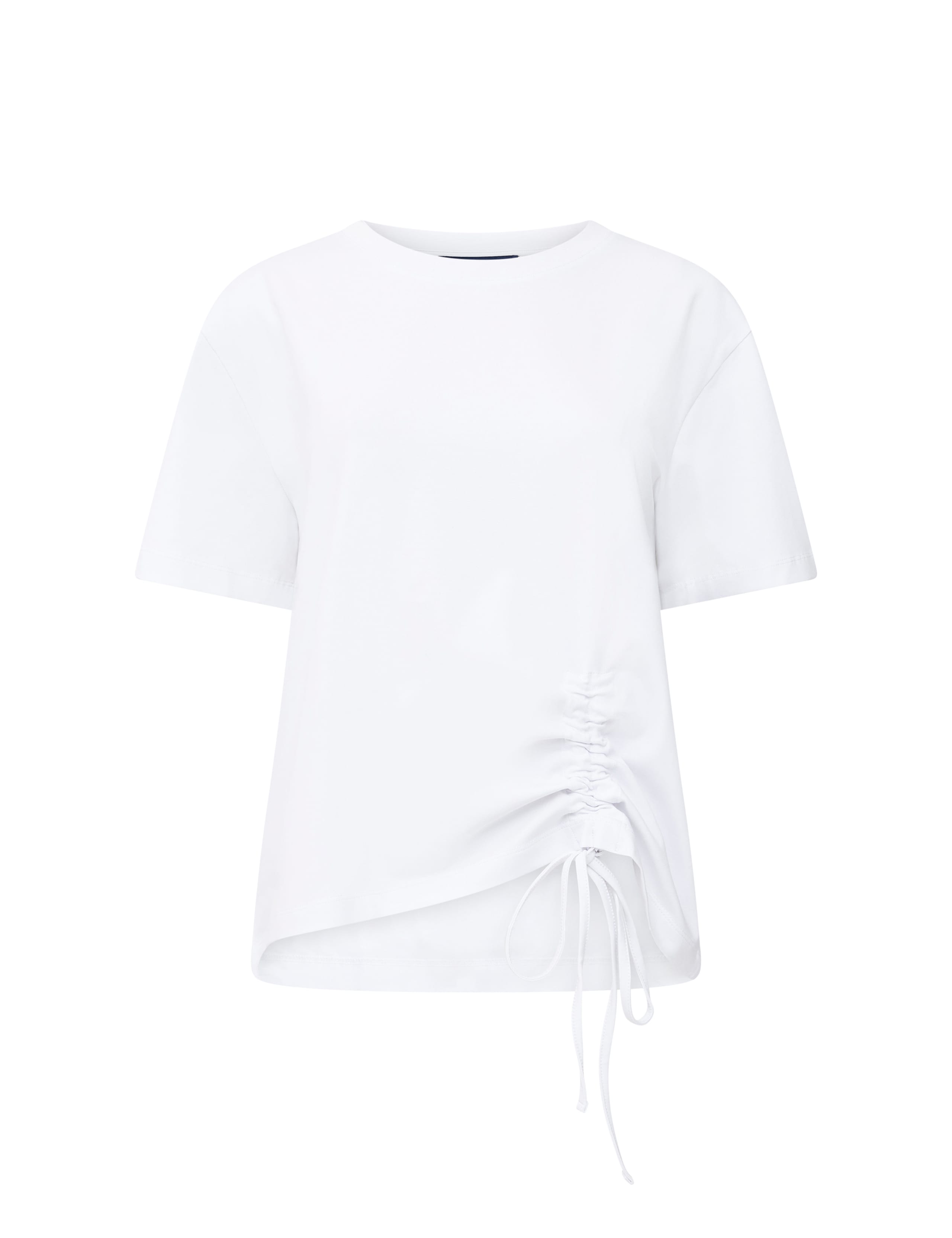 Cotton Rich Tie Detail T-Shirt 2 of 4