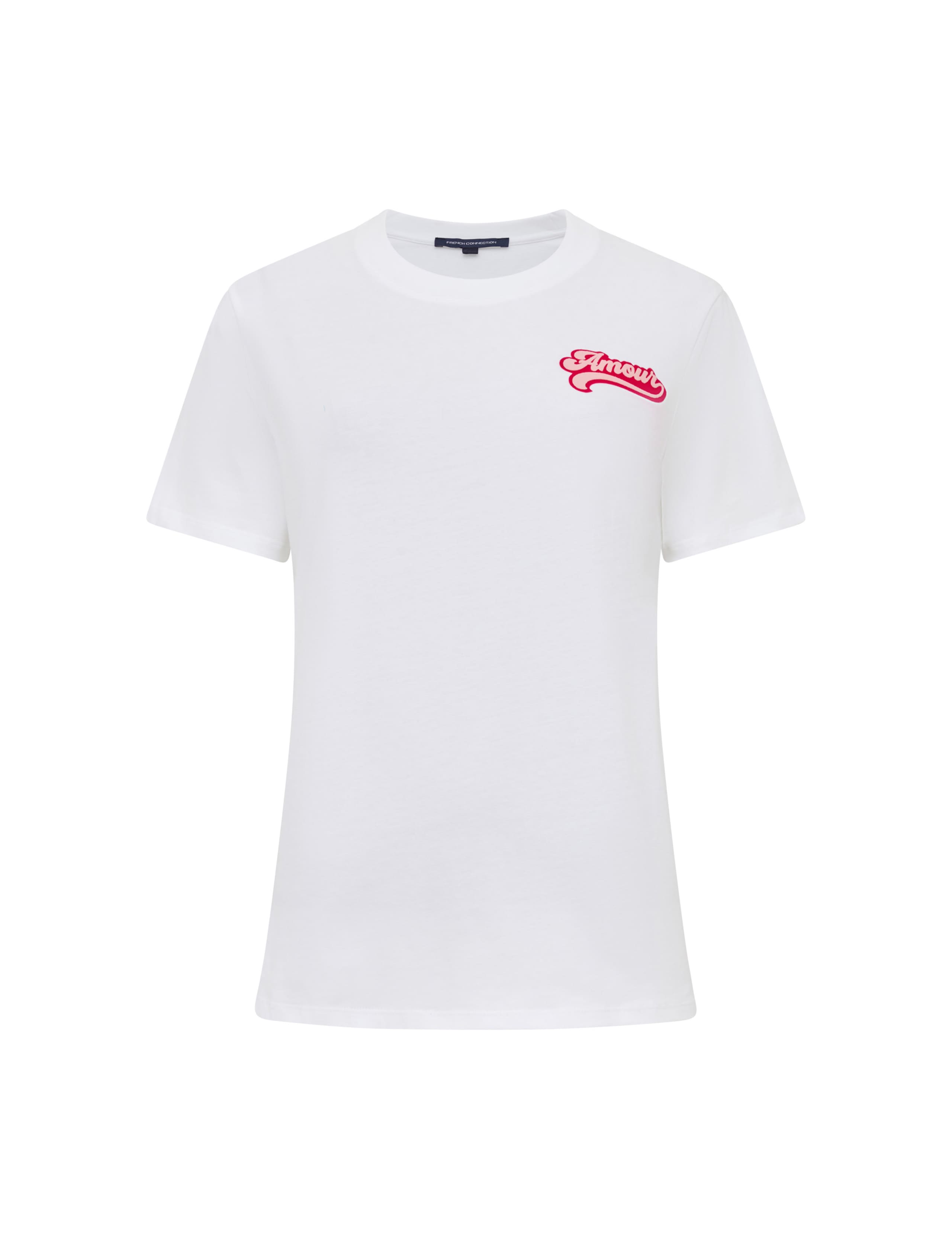 Pure Cotton 'Amour' Slogan T-Shirt 2 of 4