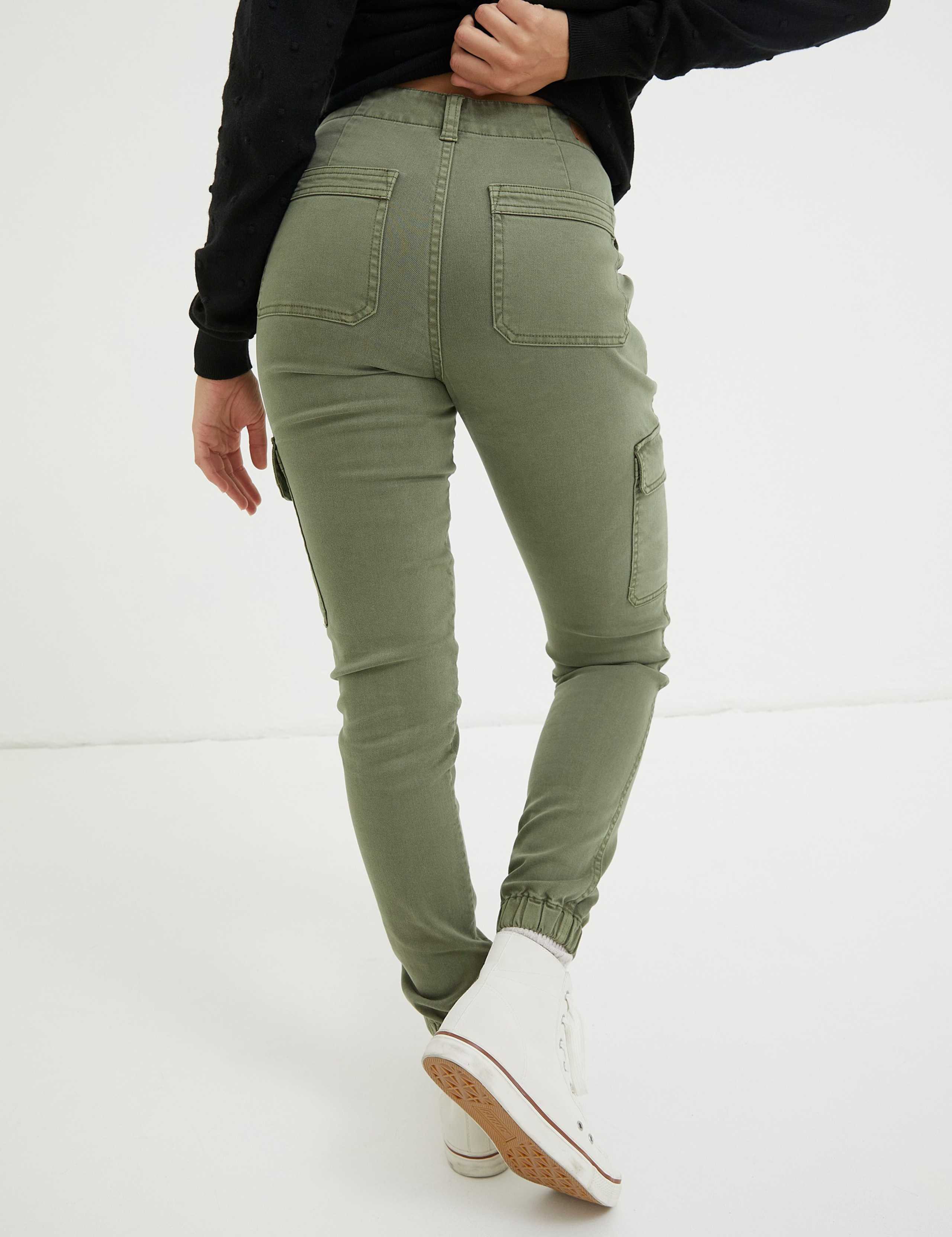 Cotton Rich Cargo Slim Fit Trousers 4 of 6