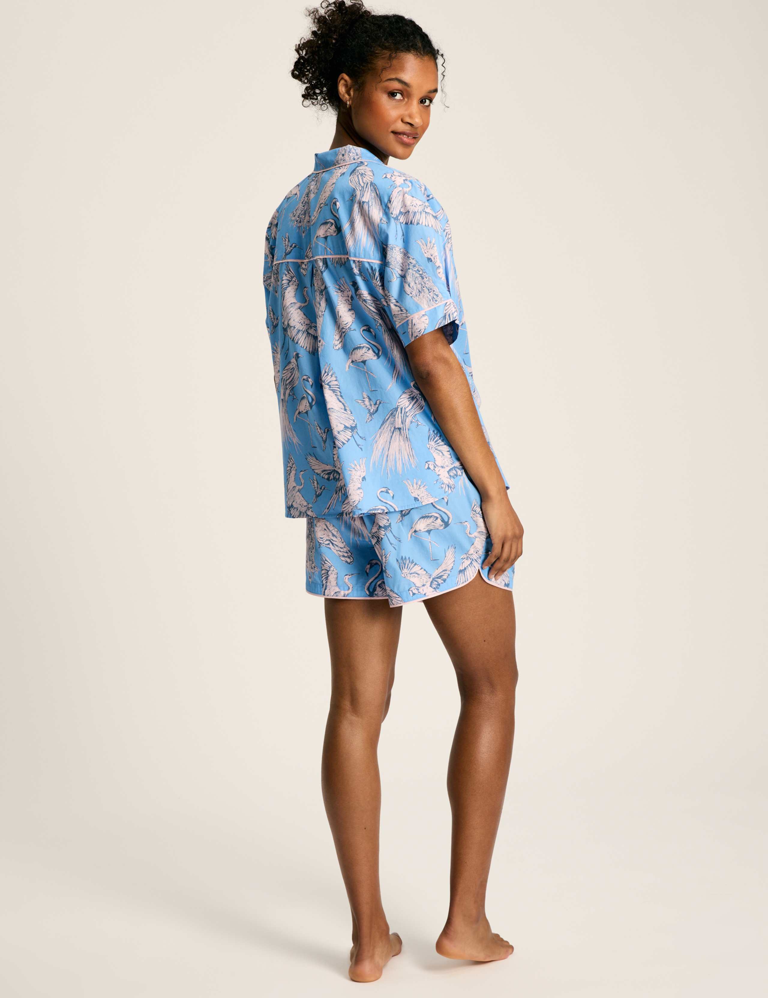 Pure Cotton Bird Print Pyjamas 3 of 6