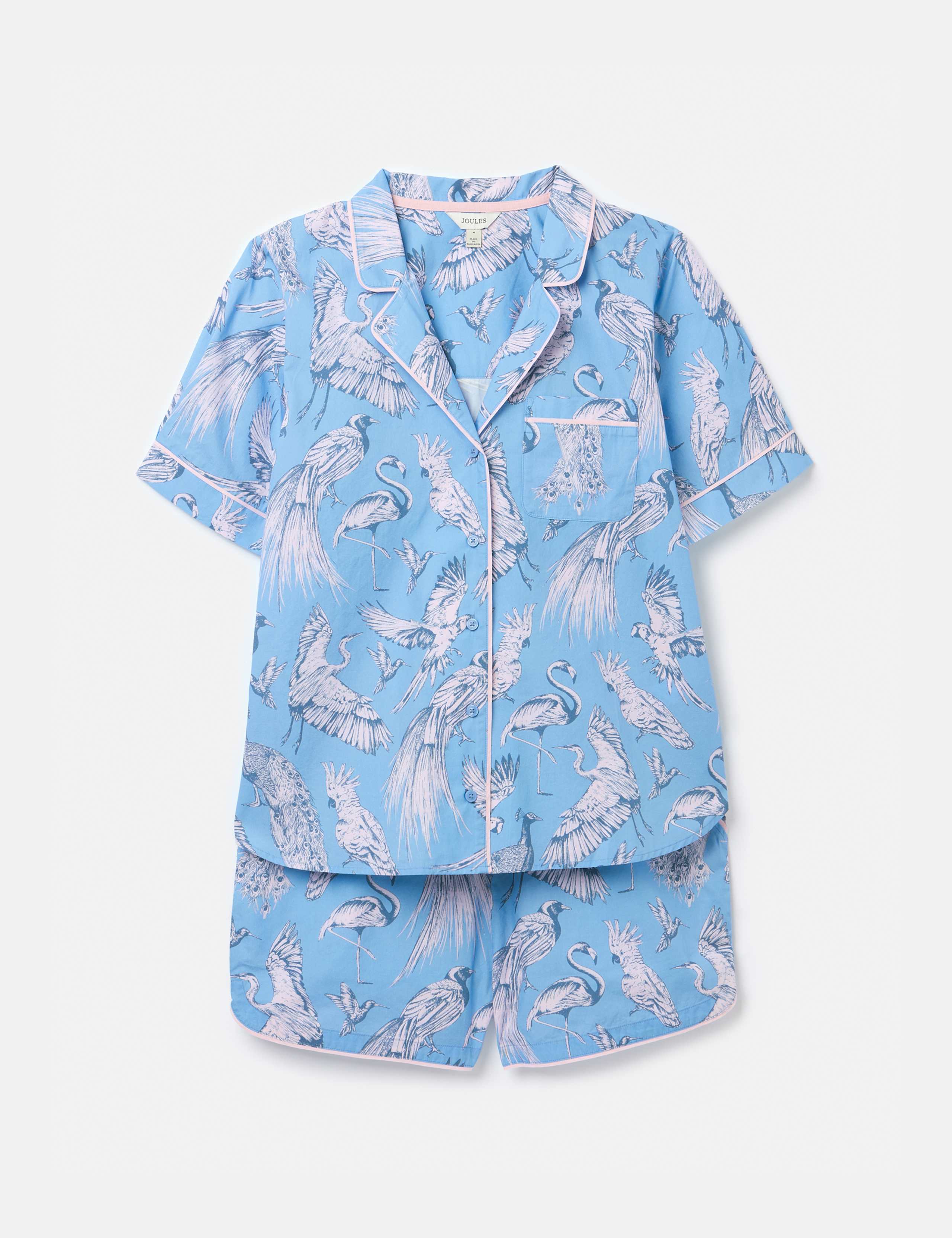 Pure Cotton Bird Print Pyjamas 2 of 6