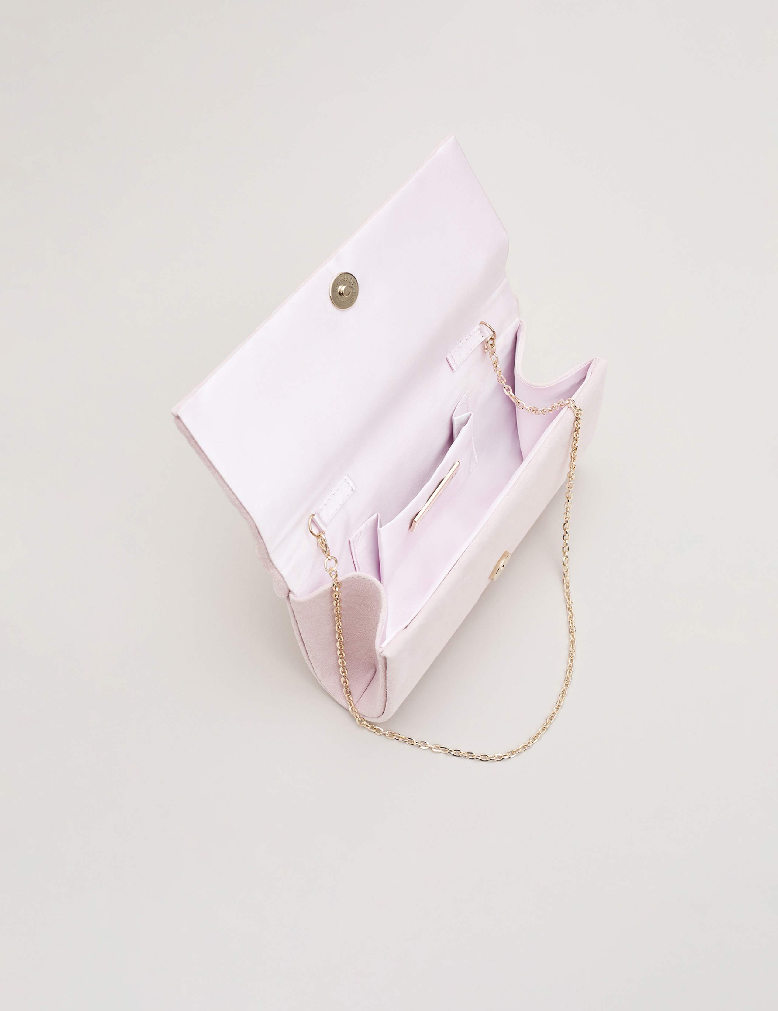 Suede Knot Front Clutch Bag 7 of 8