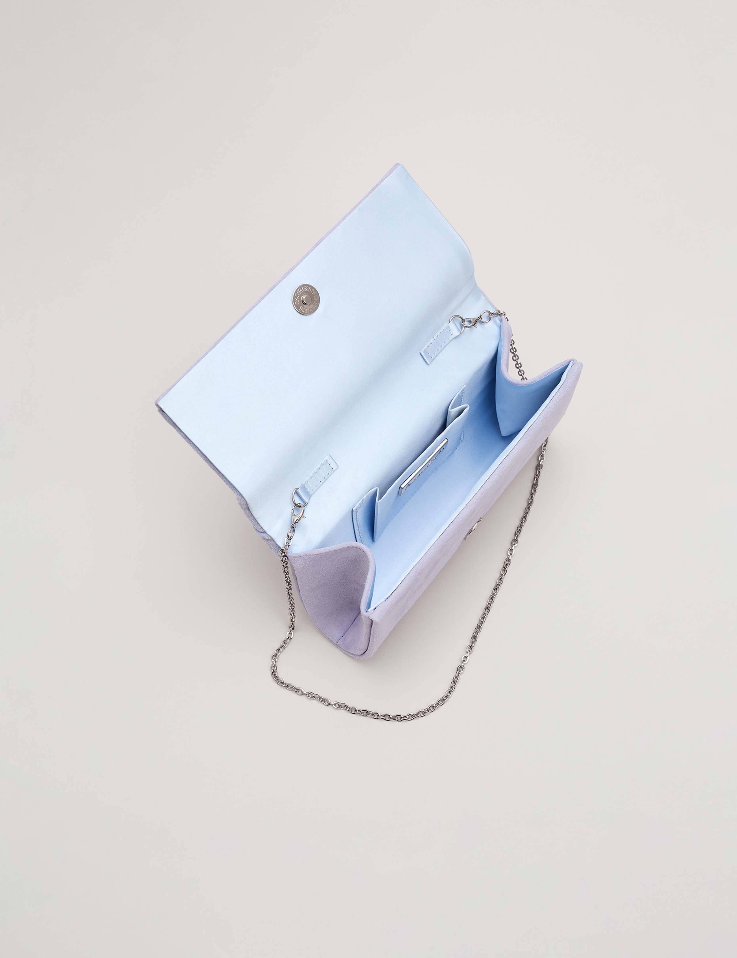 Suede Knot Front Clutch Bag 7 of 8