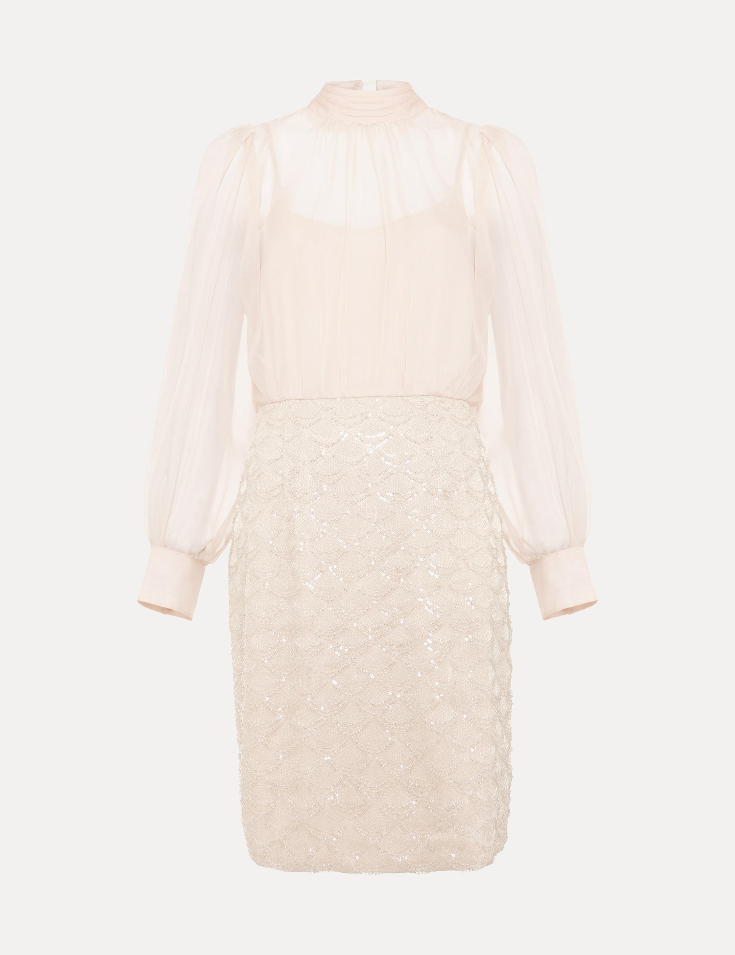 Sequin Mini Waisted Dress 2 of 6