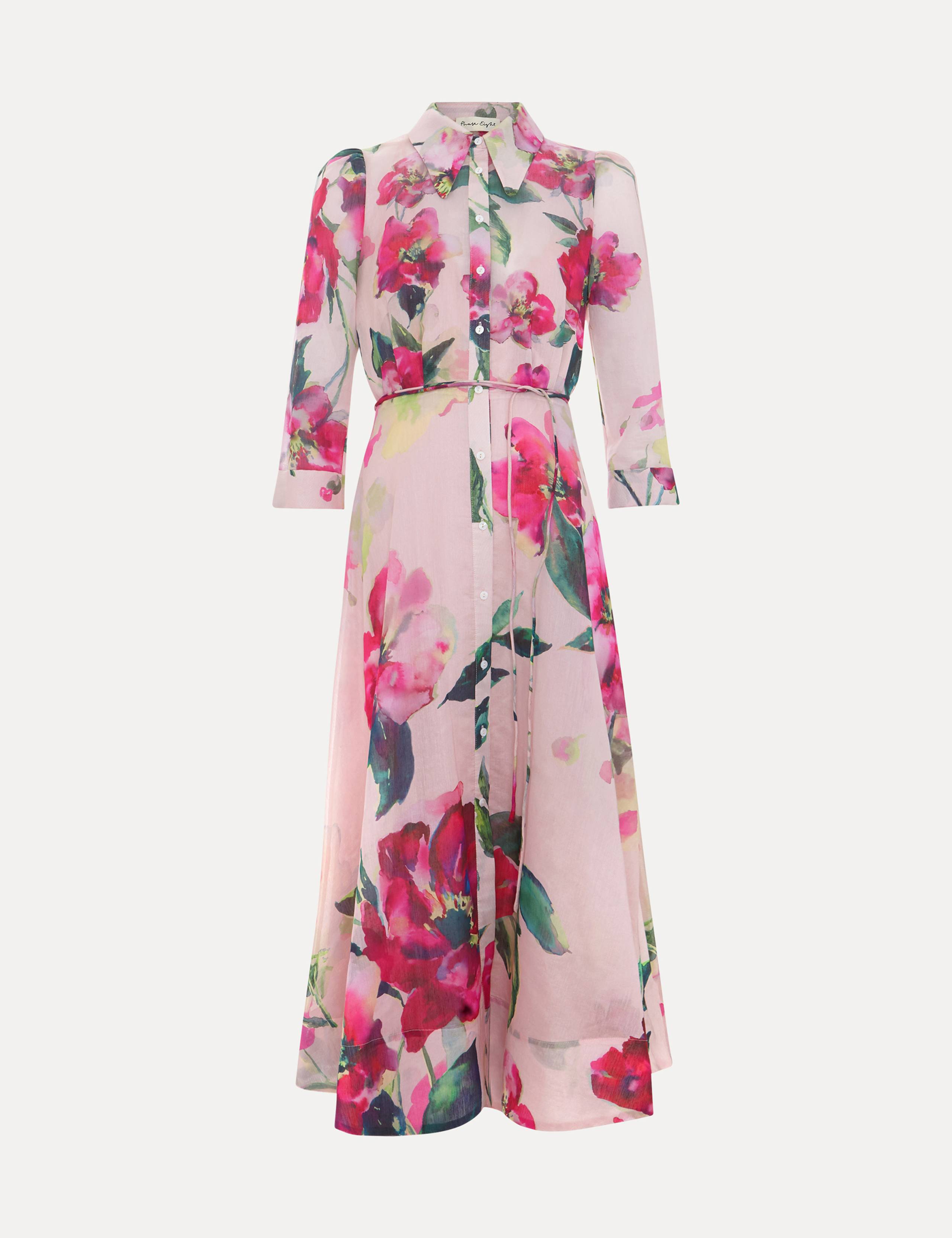 Phase Eight コラリー シャツ ドレス セール】 Chantilly Chiffon Shirt Dress （ドレス）｜Phase