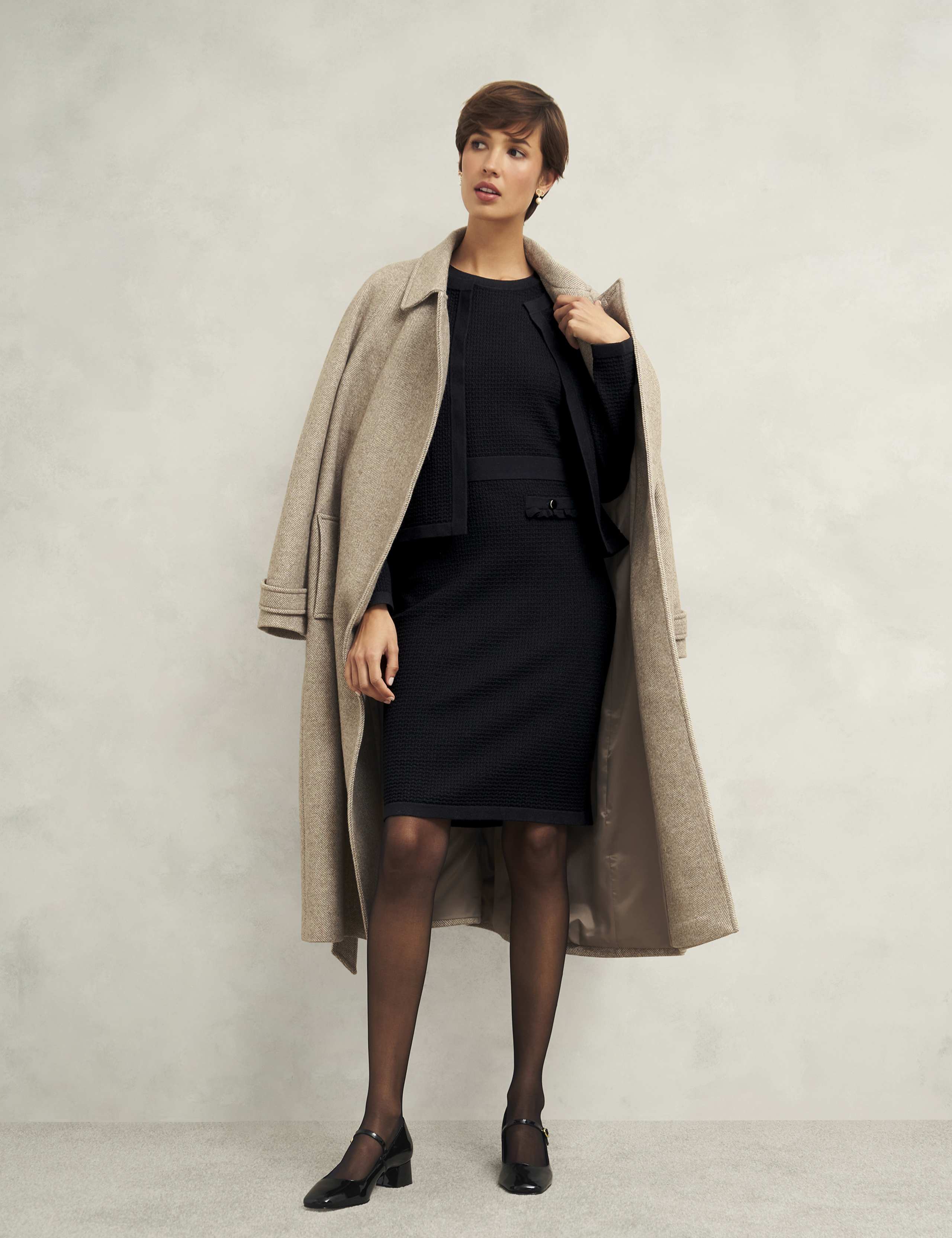 Textured Collarless Short Jacket 7 of 9