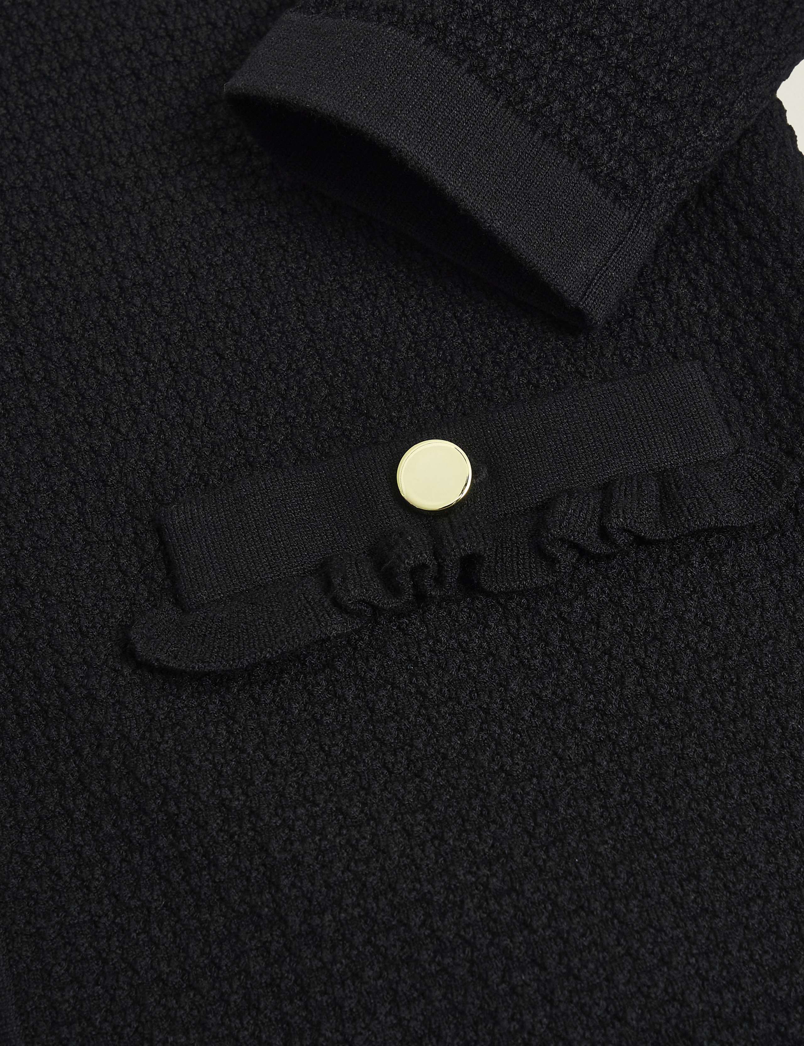 Textured Collarless Short Jacket 9 of 9