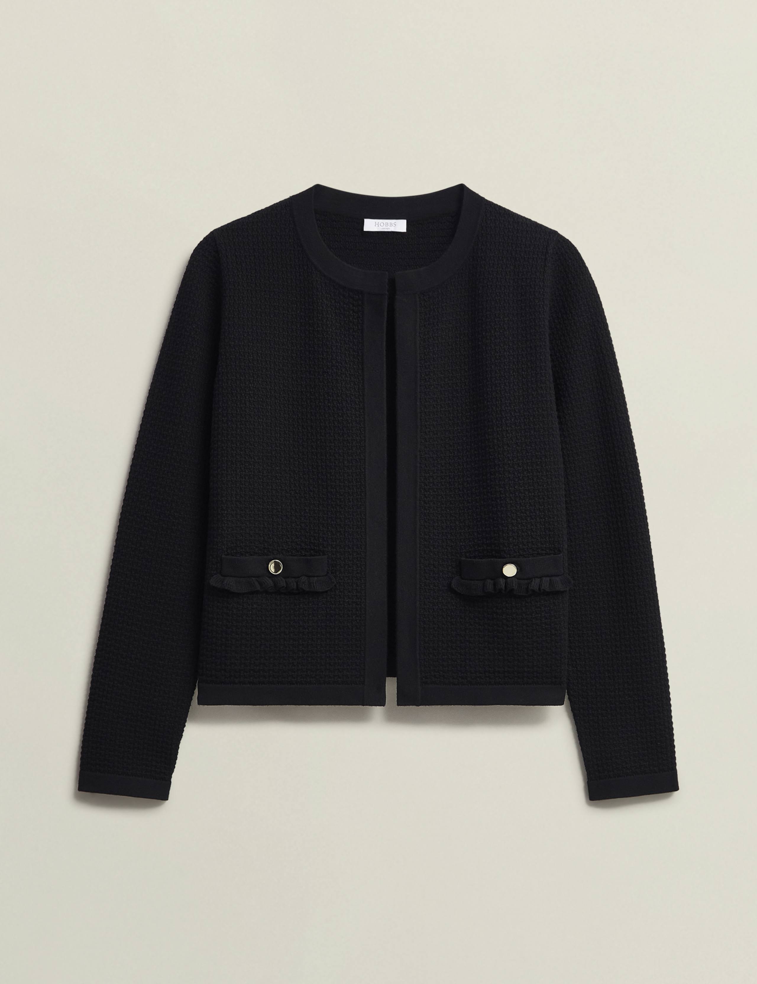 Textured Collarless Short Jacket 2 of 9