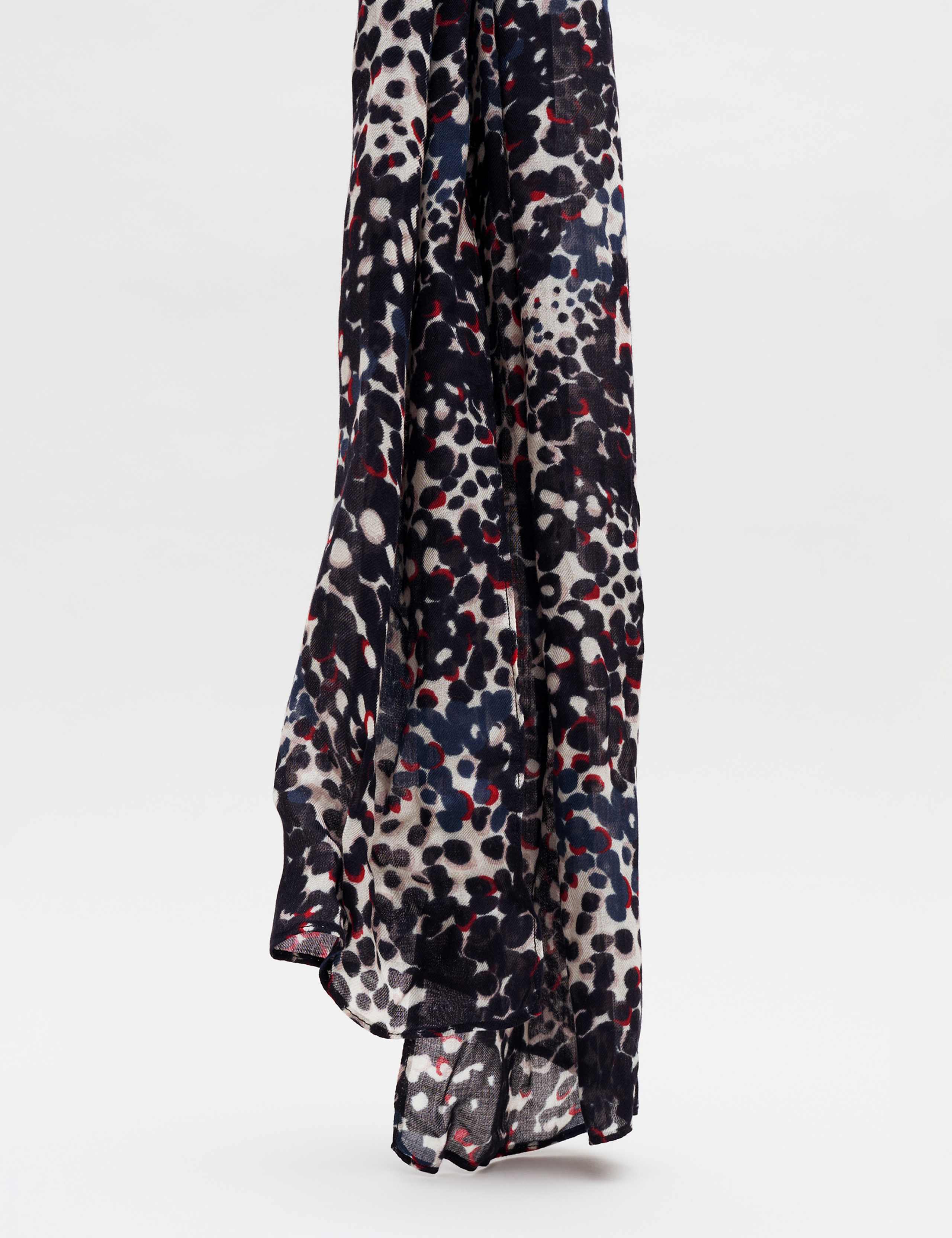 Modal Blend Circle Print Scarf 4 of 5