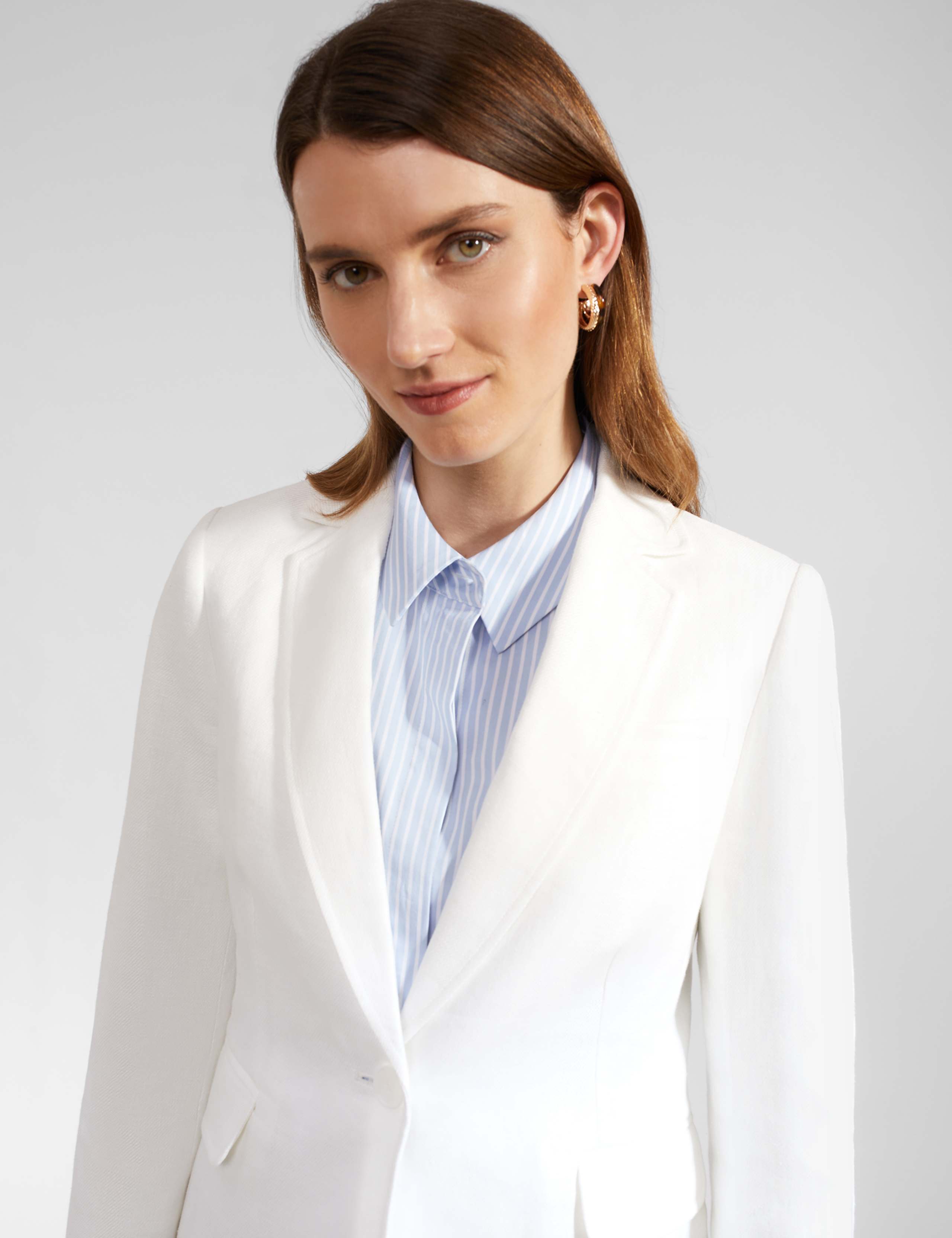 Pure Linen Single Breasted Blazer 5 of 5