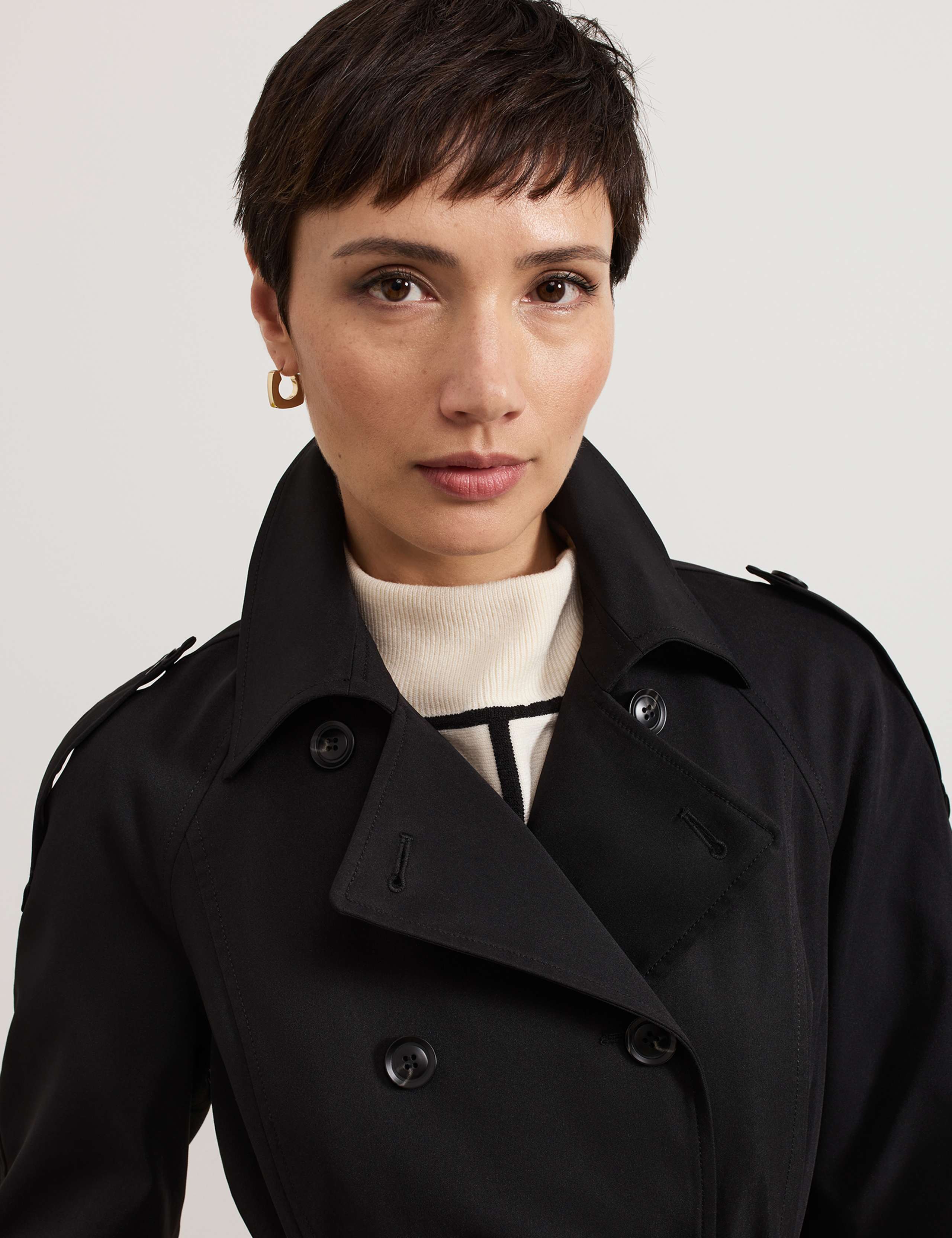 Longline Trench Coat 6 of 9