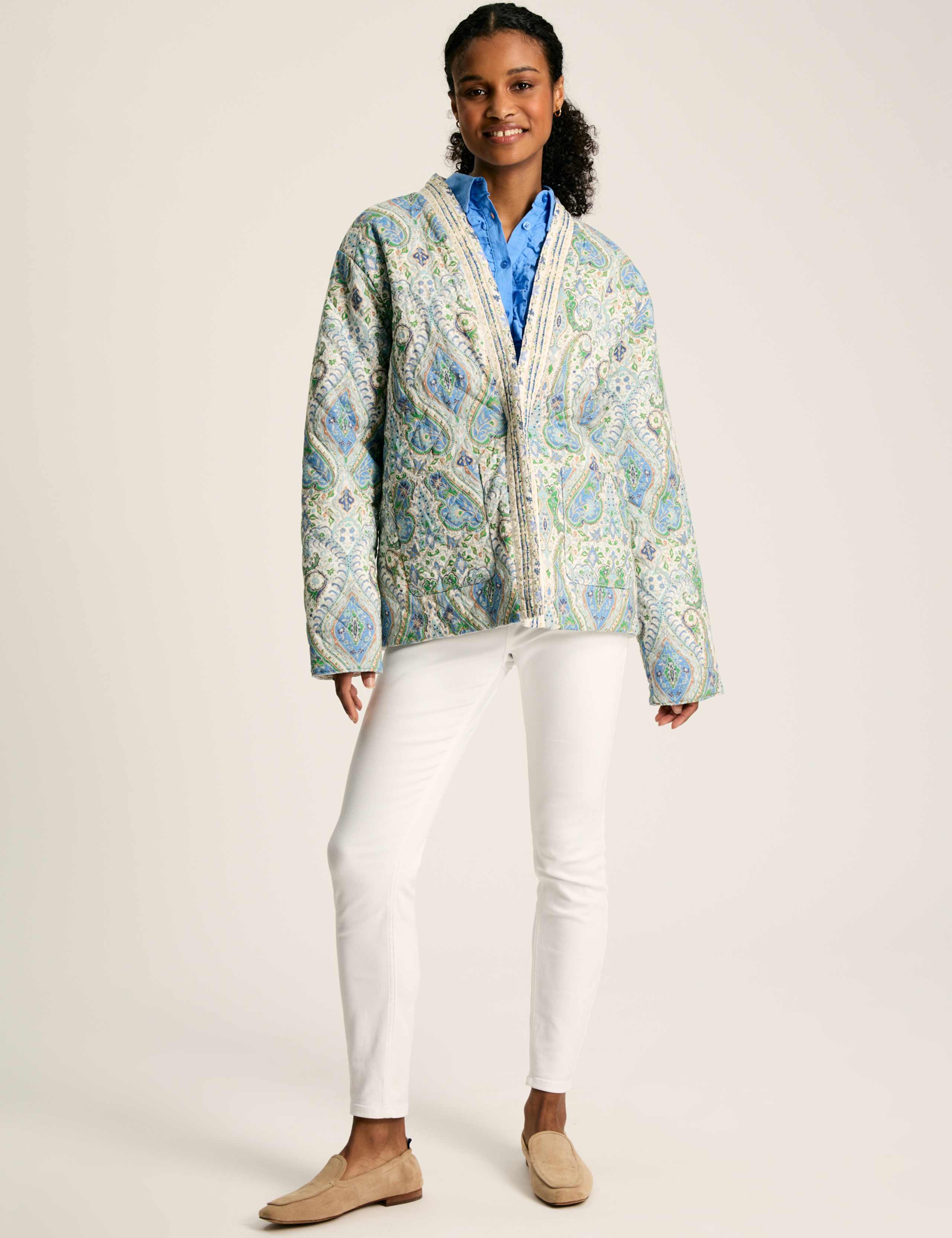 Pure Cotton Printed Quilted Jacket 2 of 6