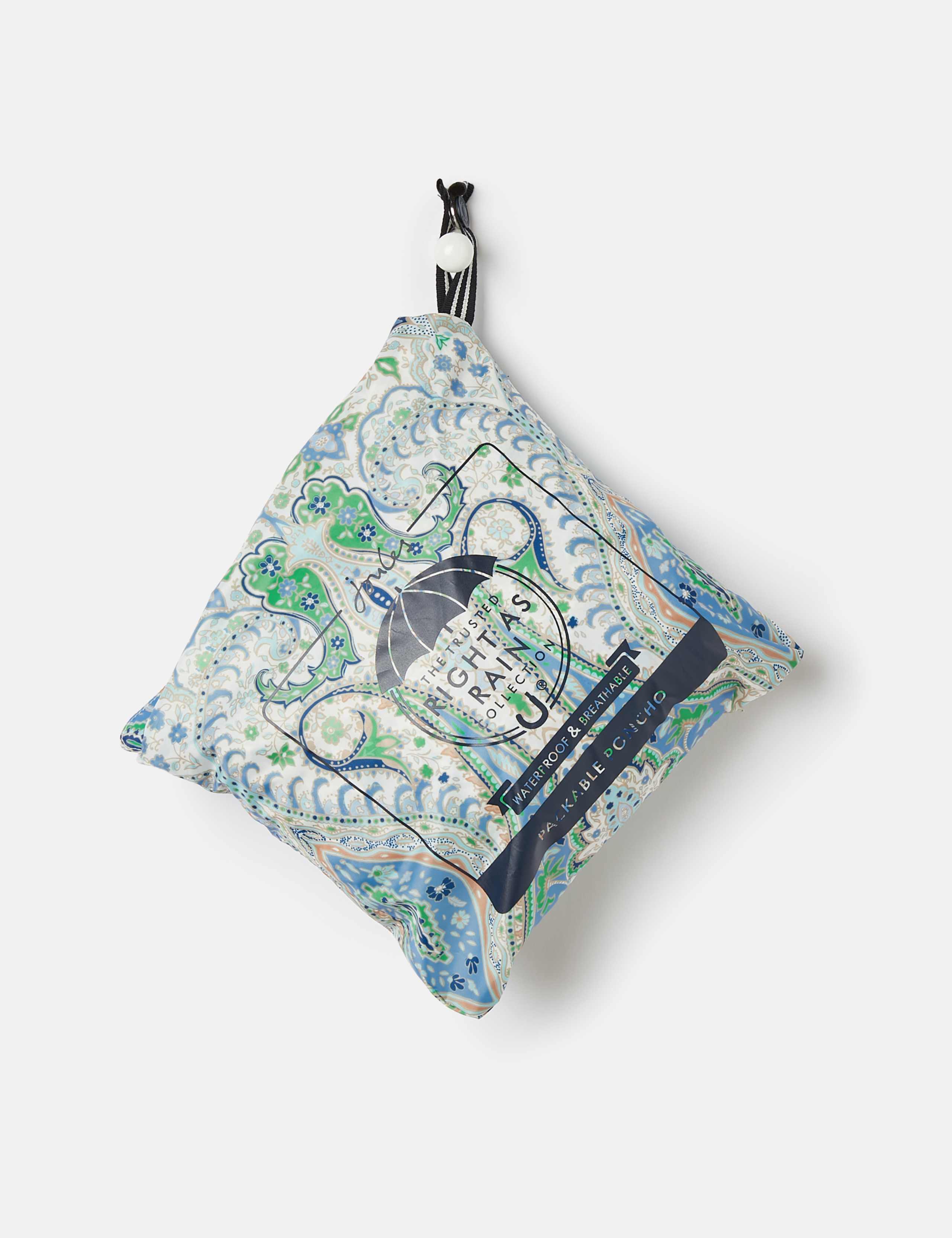 Waterproof Paisley Hooded Longline Raincoat 7 of 8