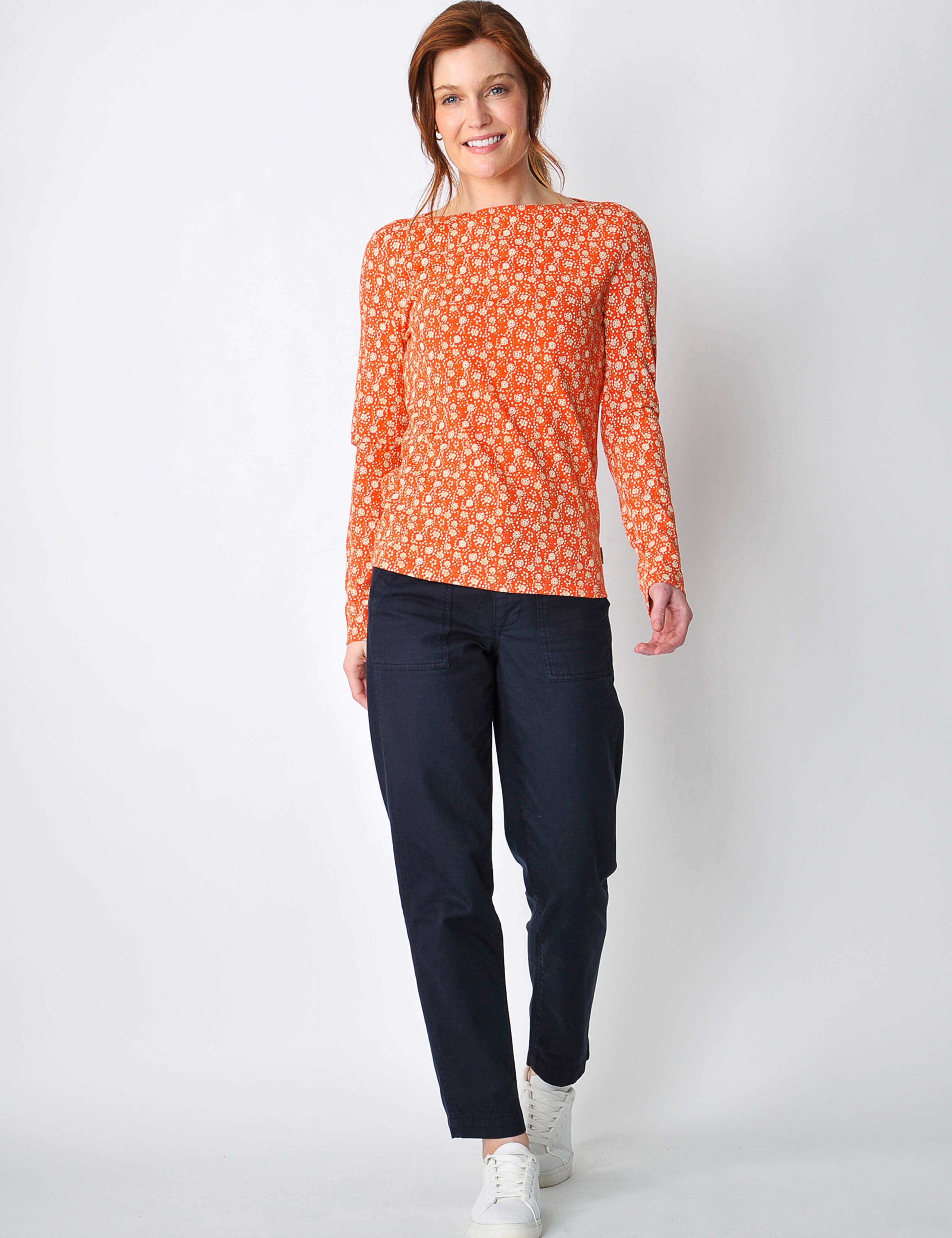 Cotton Modal Blend Ditsy Floral T-Shirt 3 of 5