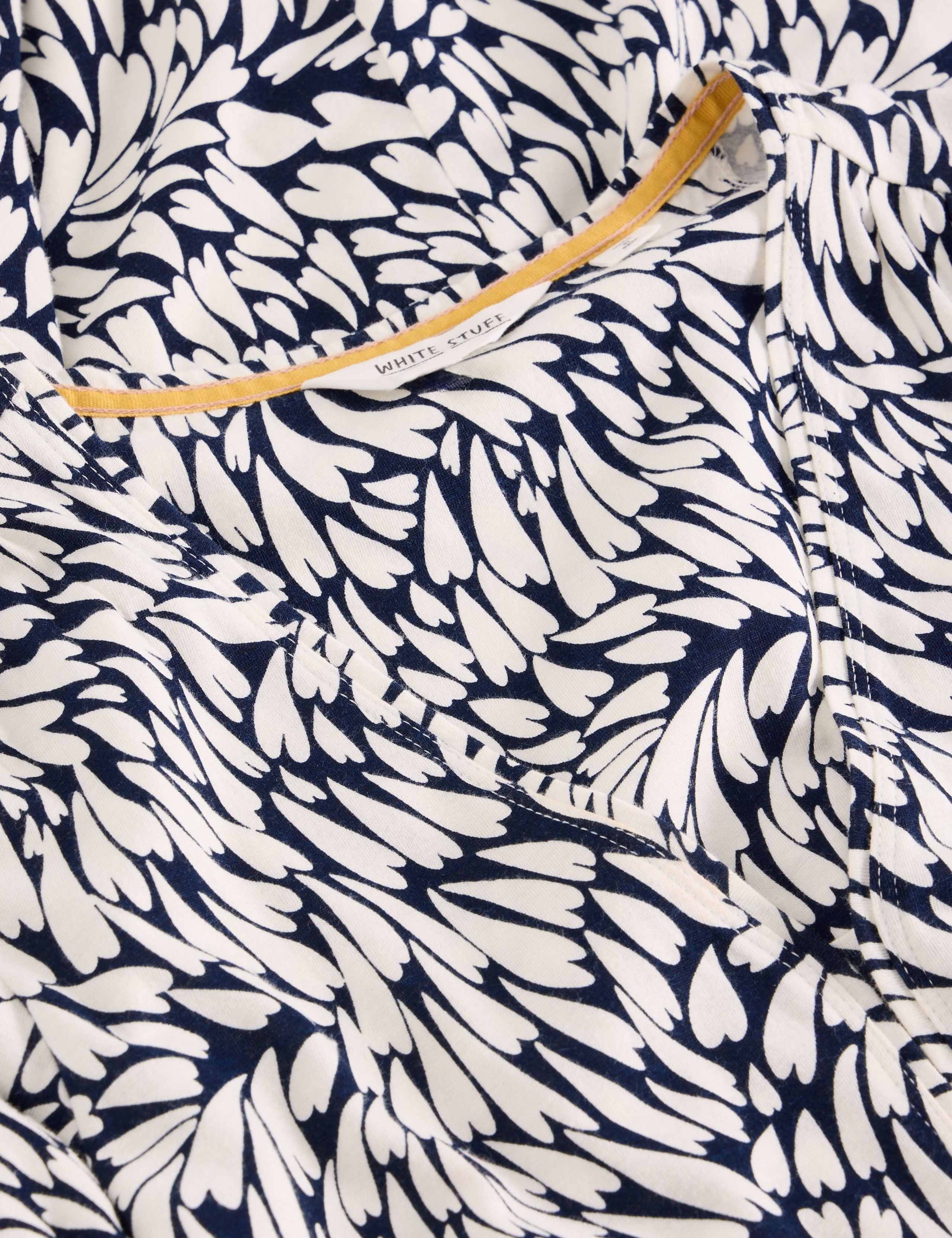 Jersey Printed V-Neck Midi Tea Dress 6 of 6