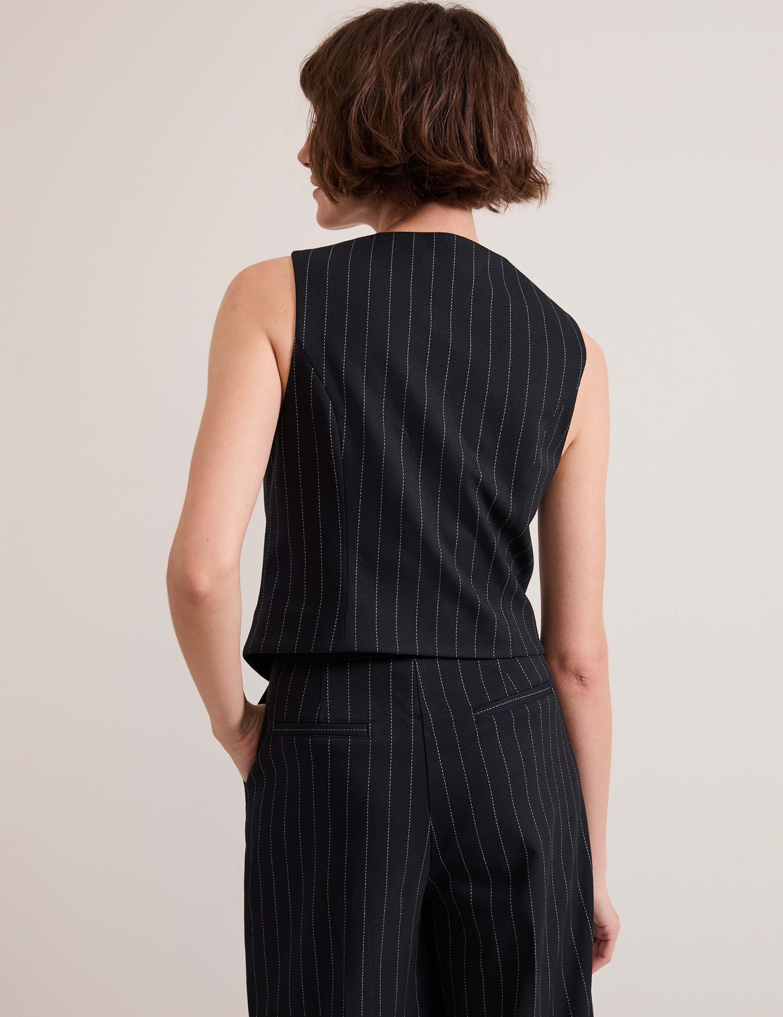 Pinstripe Single Breasted Waistcoat 3 of 8