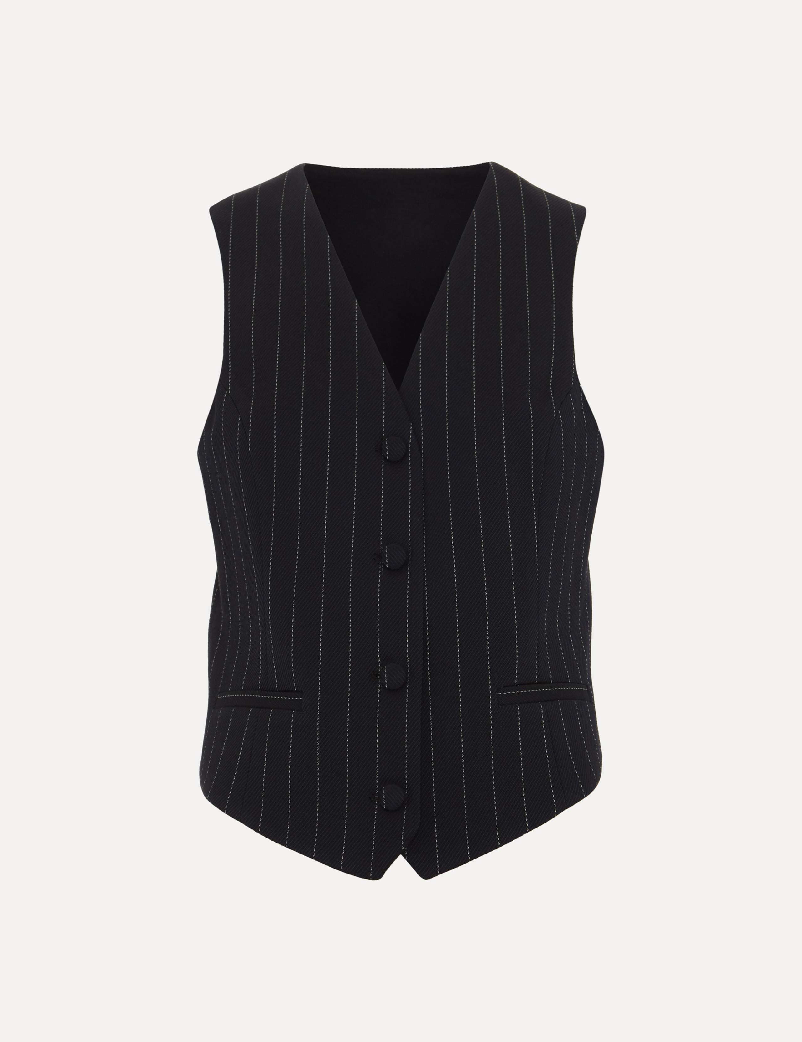 Pinstripe Single Breasted Waistcoat 2 of 8
