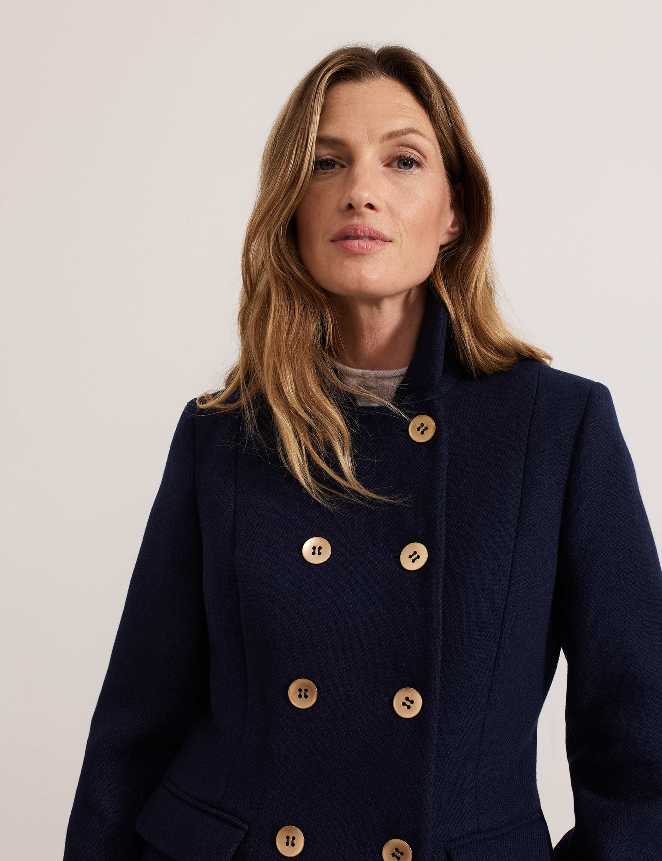 Wool Rich Double Breasted Peacoat 5 of 8