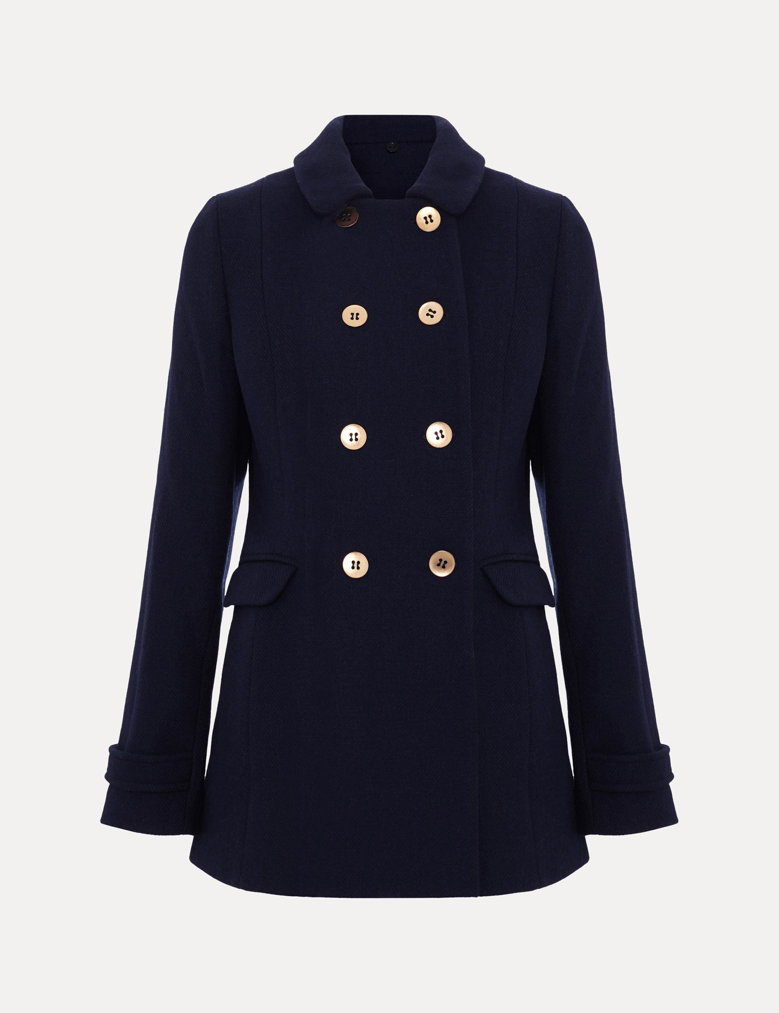 Wool Rich Double Breasted Peacoat 2 of 8