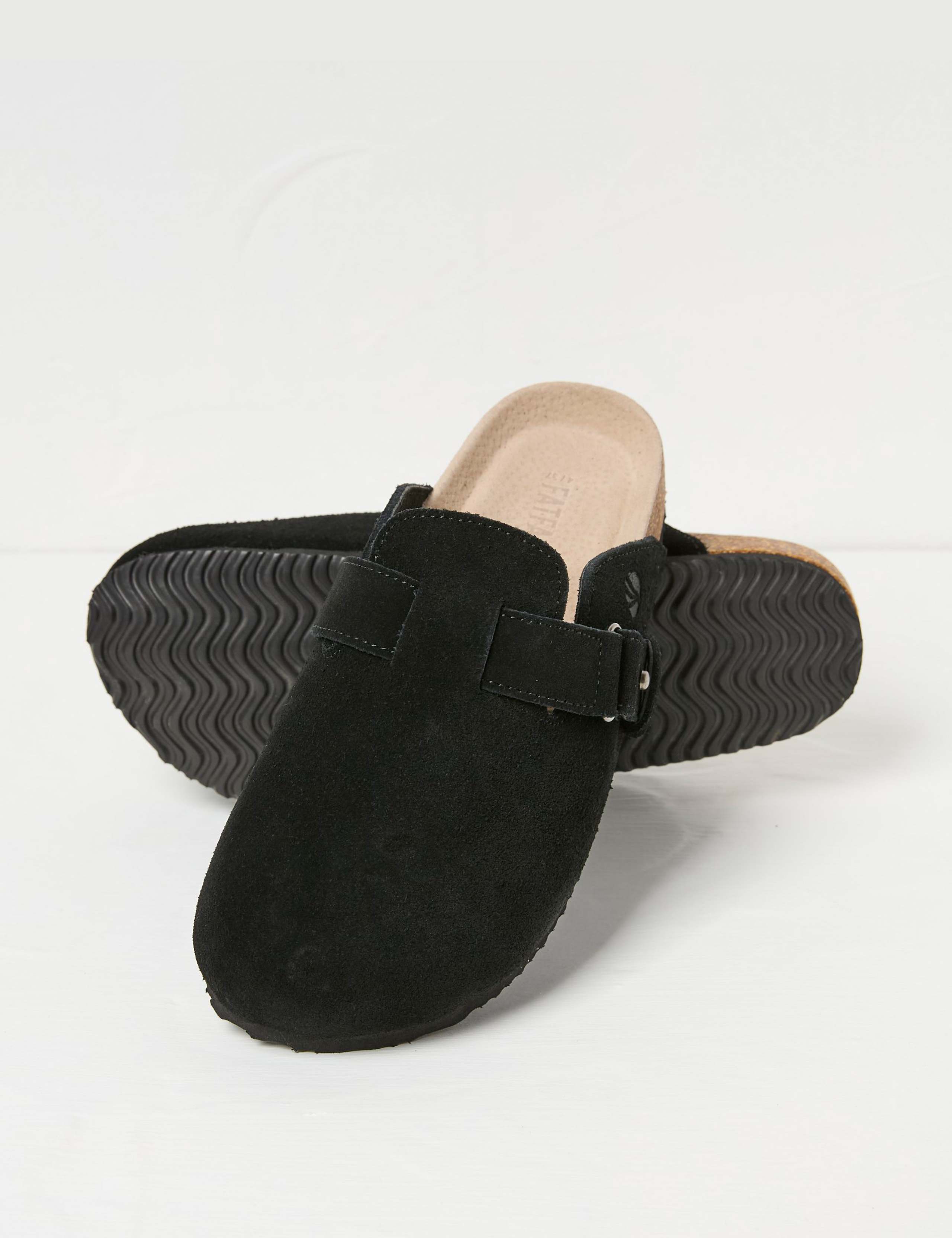 Leather Flat Heel Slippers 3 of 3