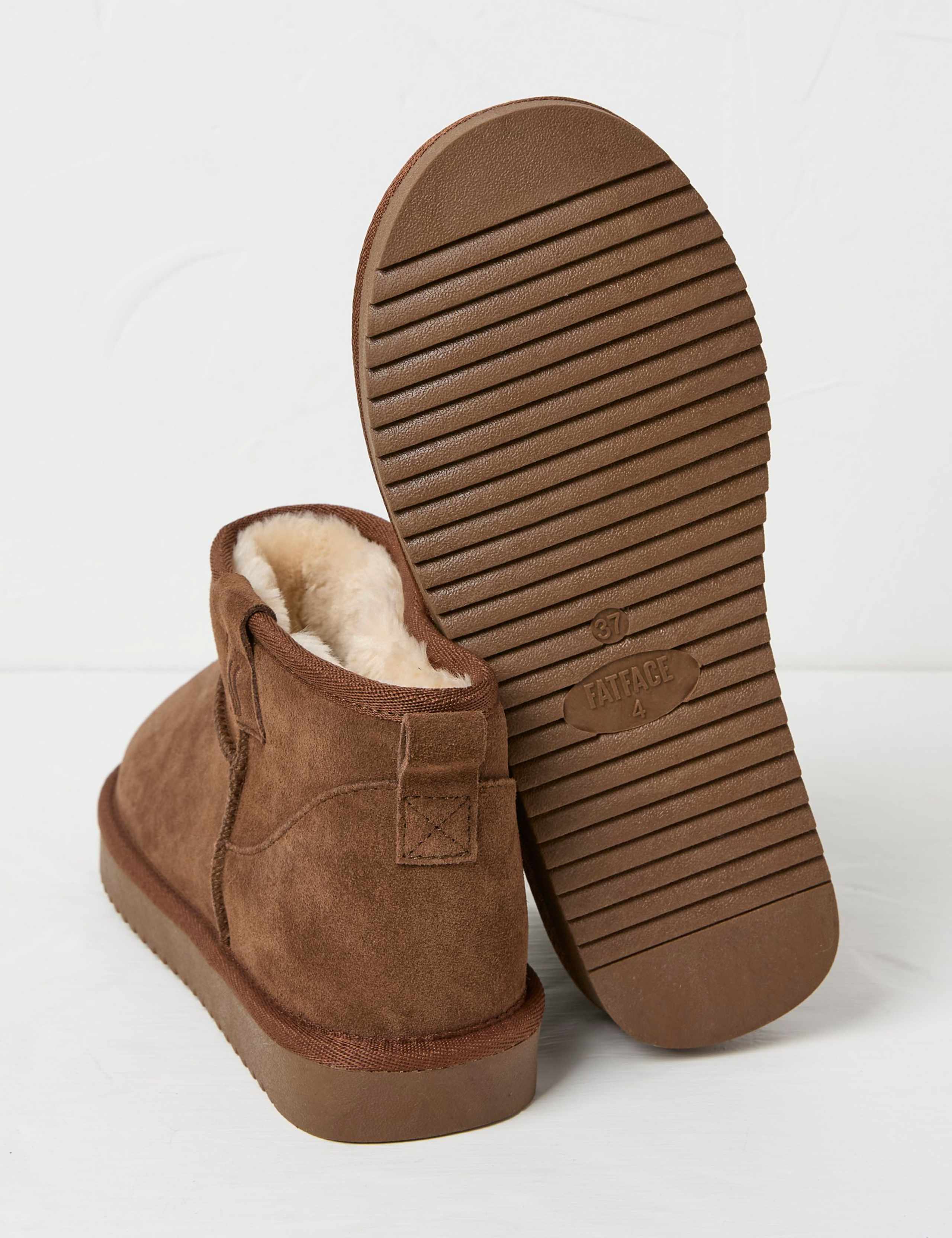 Leather Flat Heel Ankle Boots 3 of 3