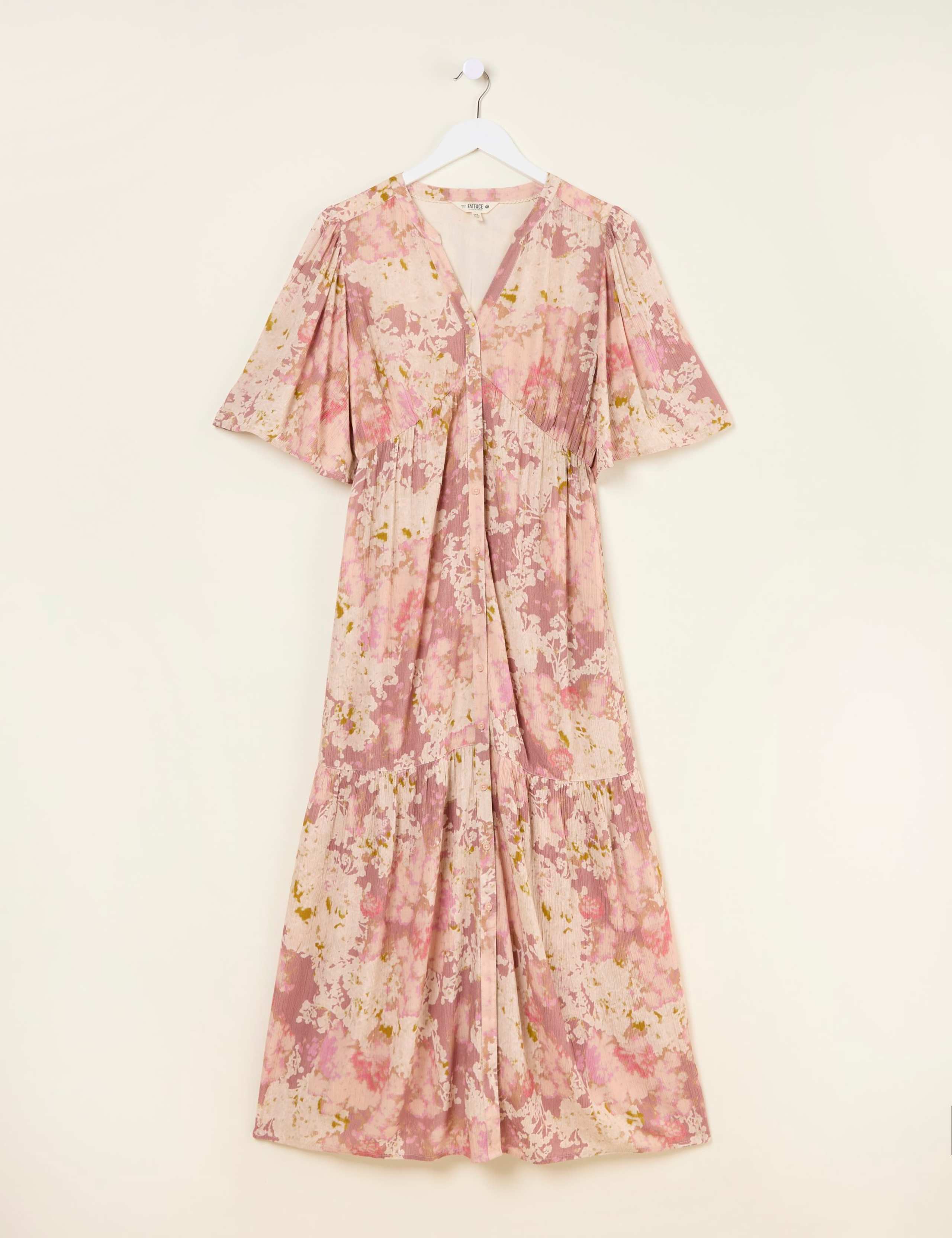 Floral V-Neck Maxi Tiered Dress 2 of 10
