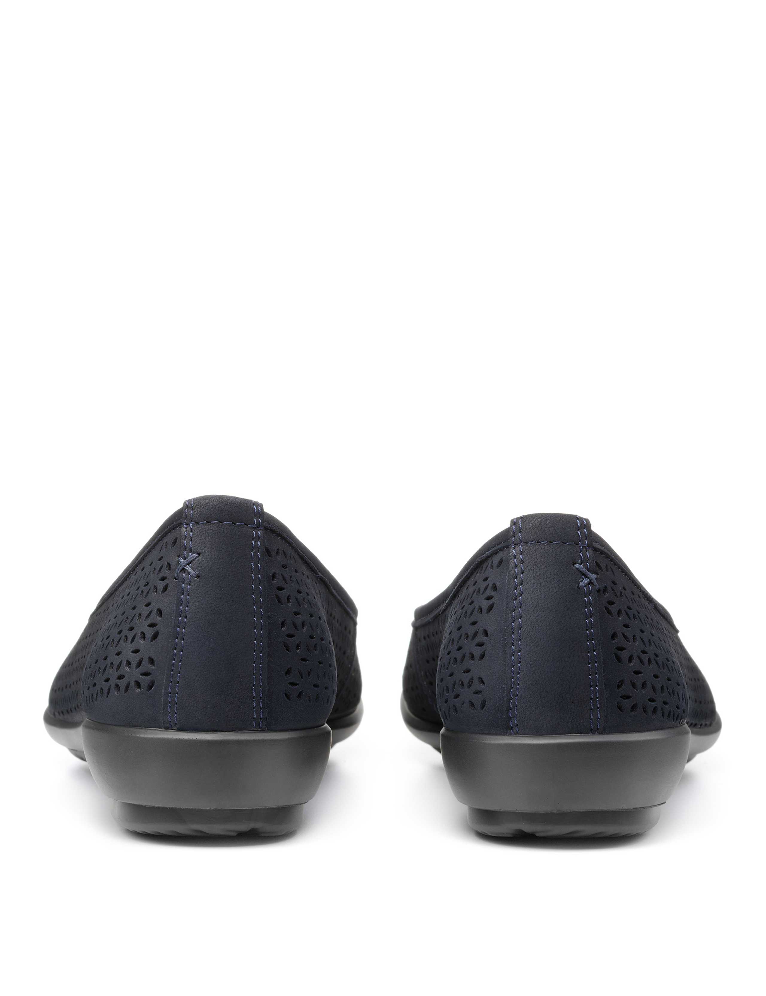 Livvy Wide Fit Leather Ballet Pumps 4 of 4