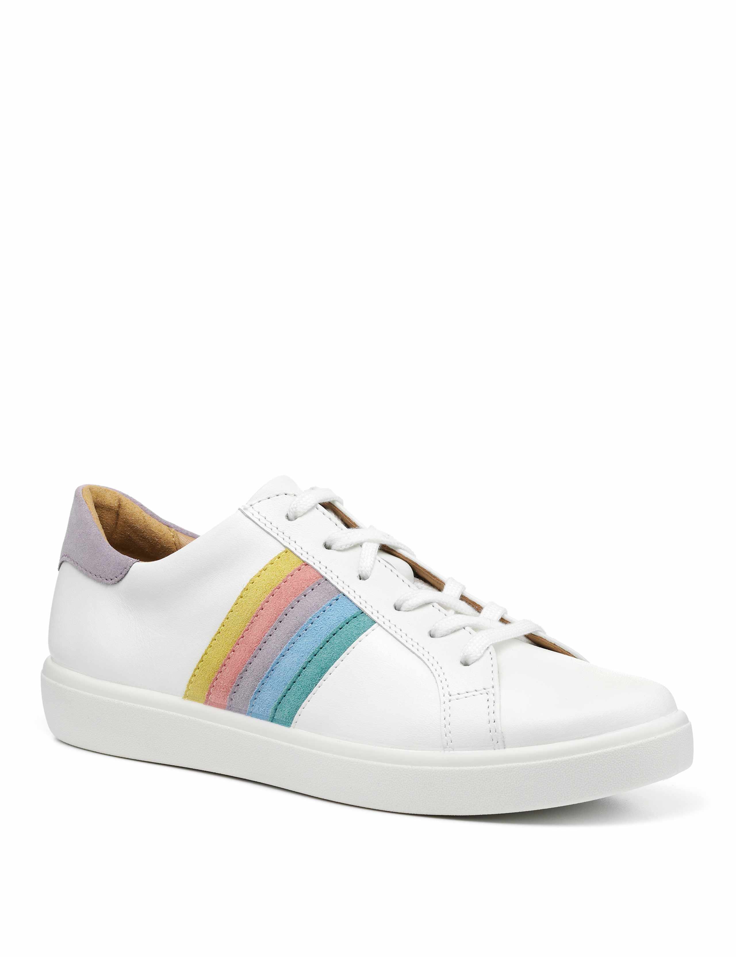 Switch Leather Lace Up Side Detail Trainers 3 of 4