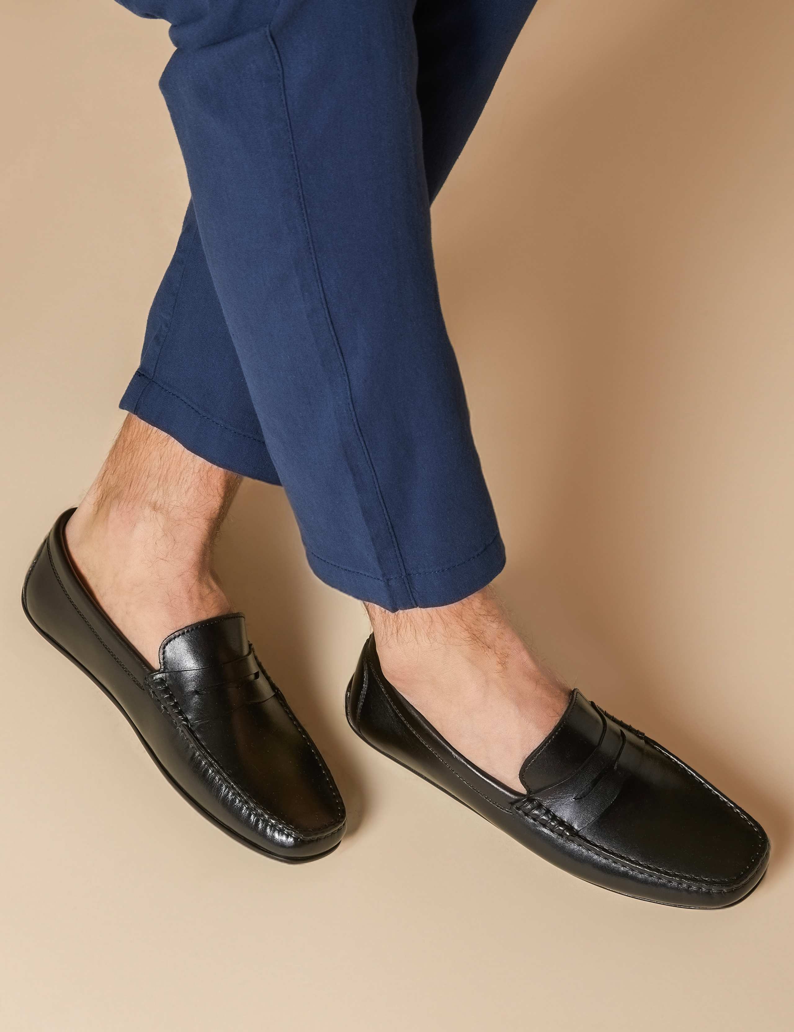 Leather Slip-On Loafers 1 of 7