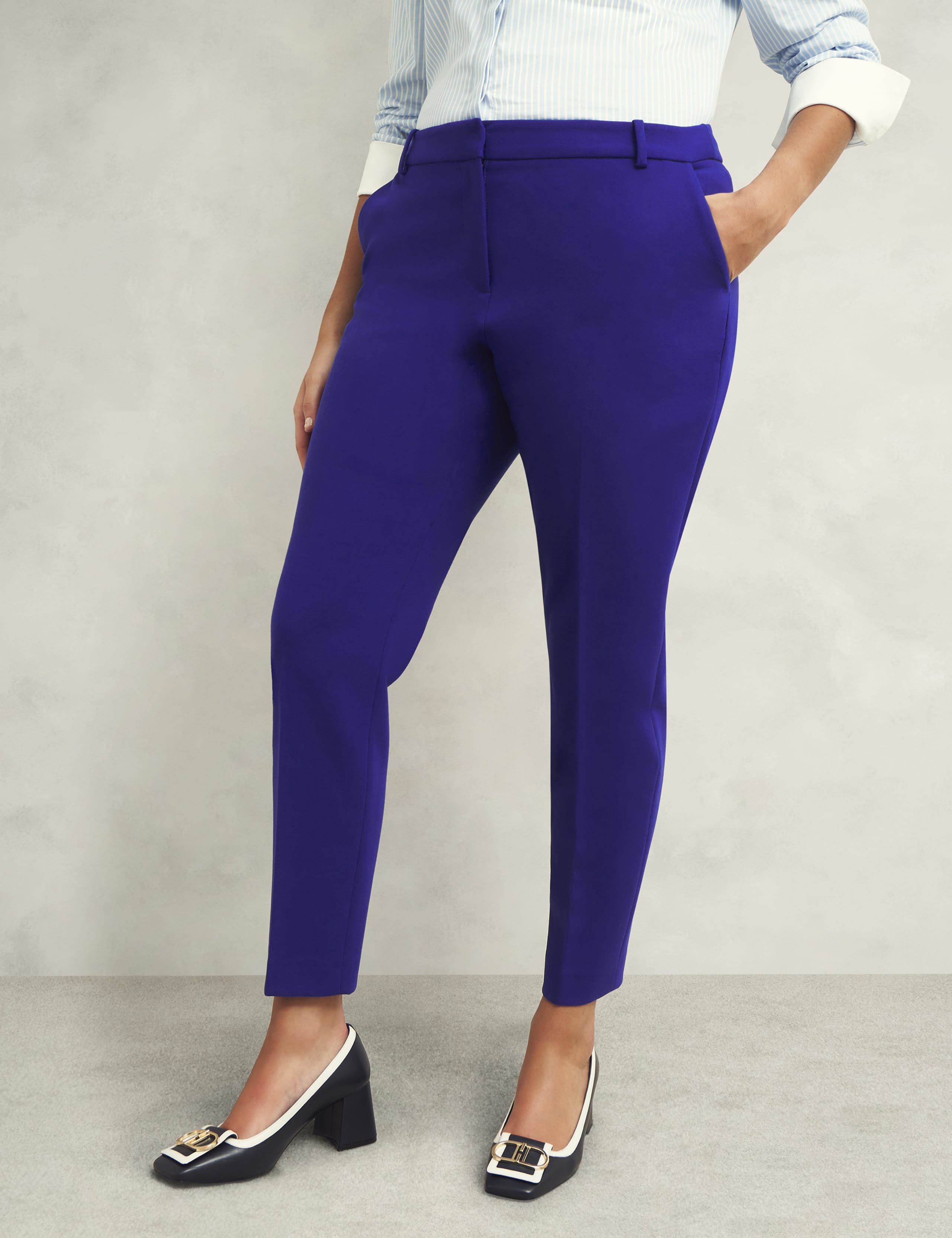 Slim Fit Ankle Grazer Trousers 3 of 7