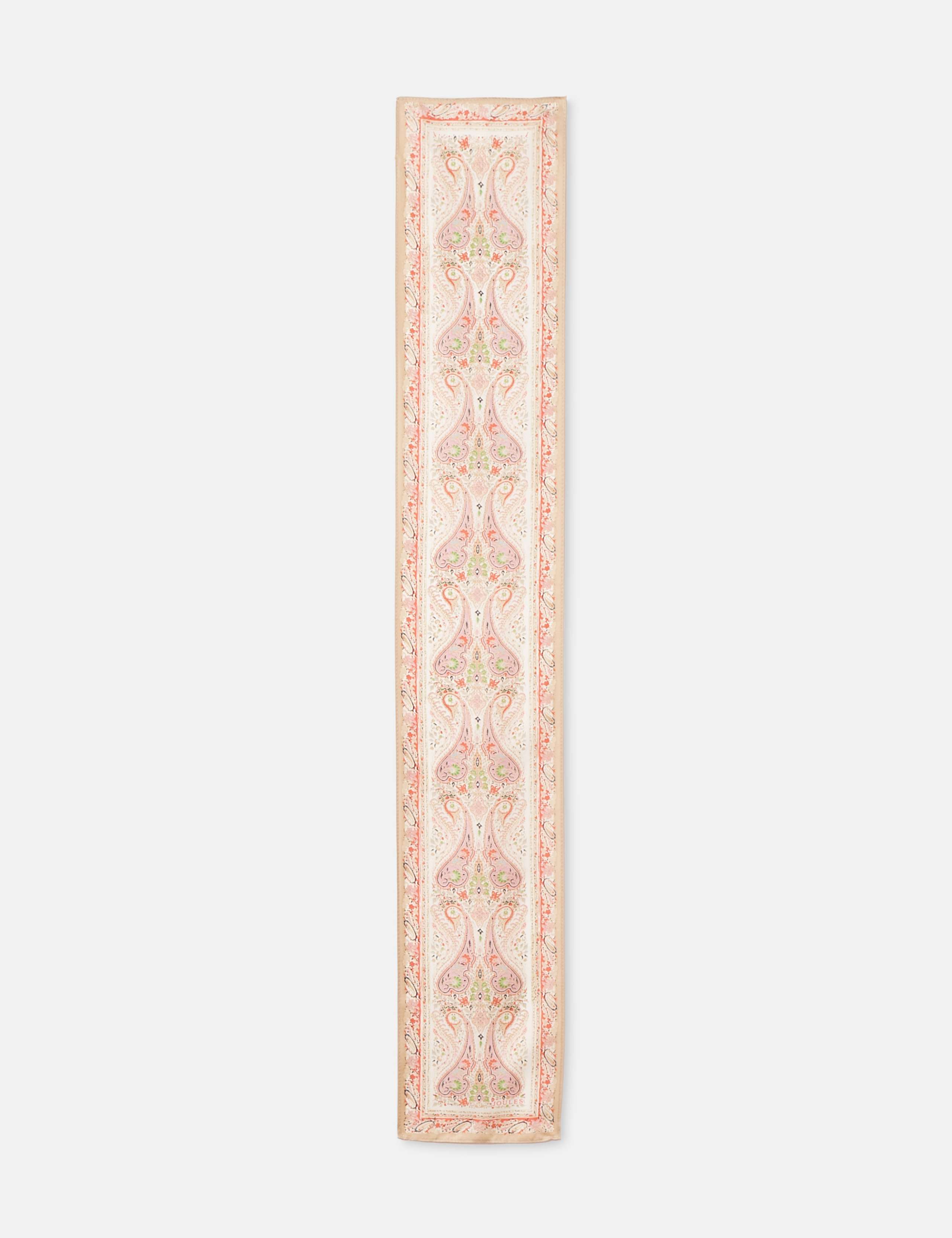 Pure Silk Printed Paisley Scarf 4 of 5