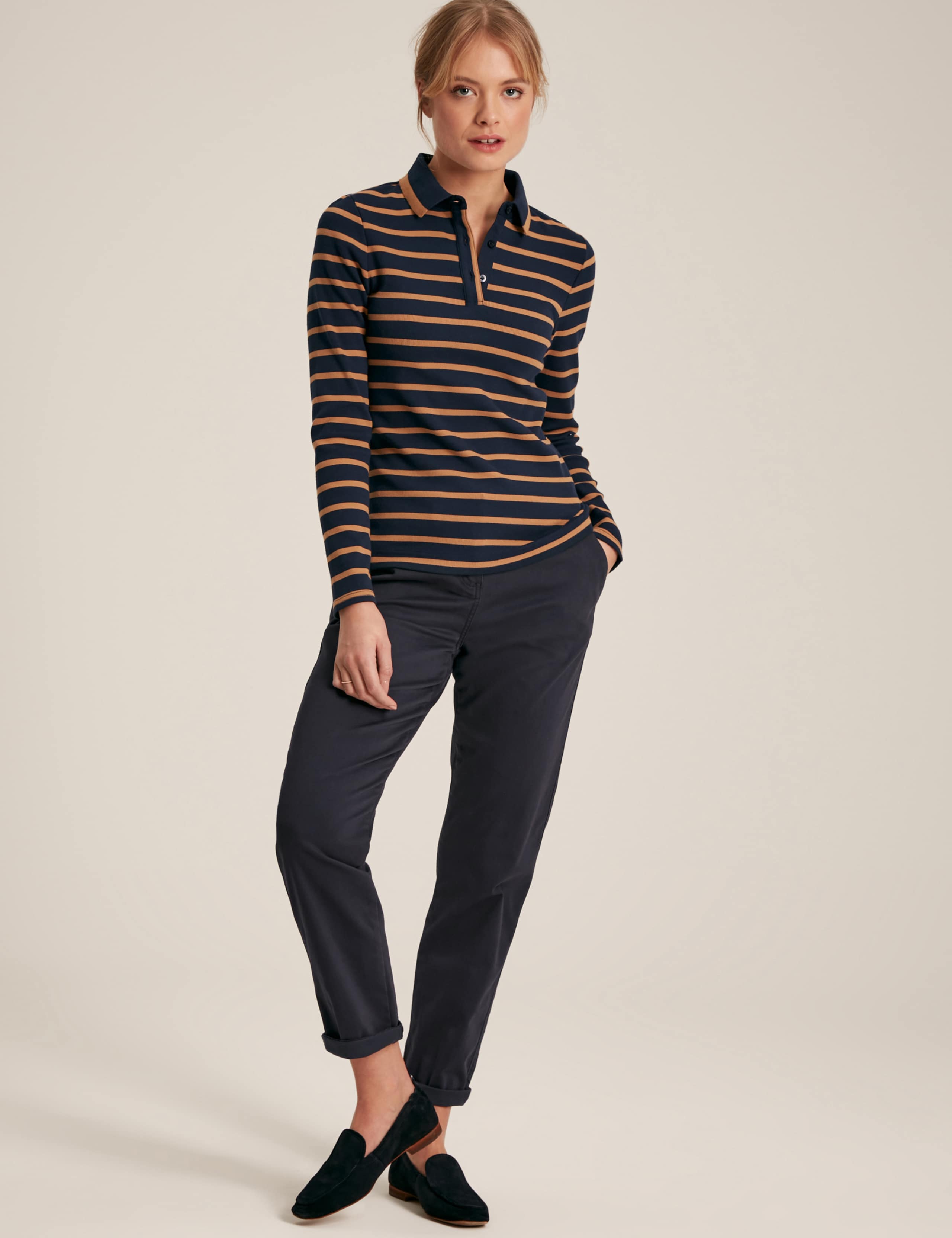 Cotton Rich Colour Block Polo Shirt 3 of 6