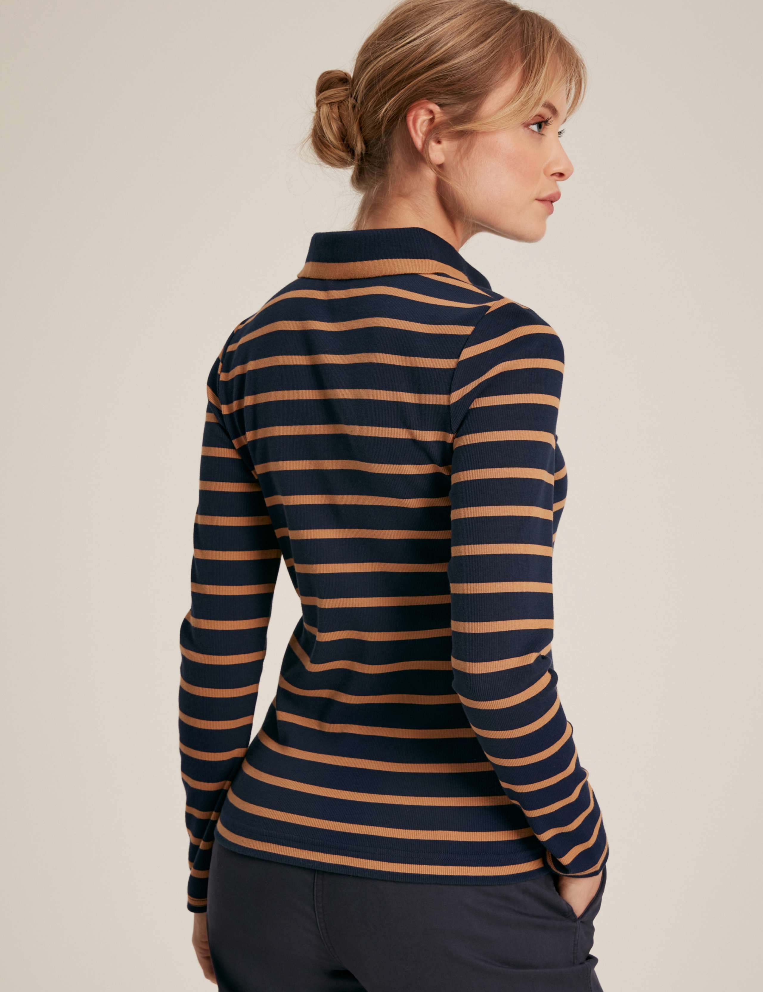 Cotton Rich Colour Block Polo Shirt 4 of 6