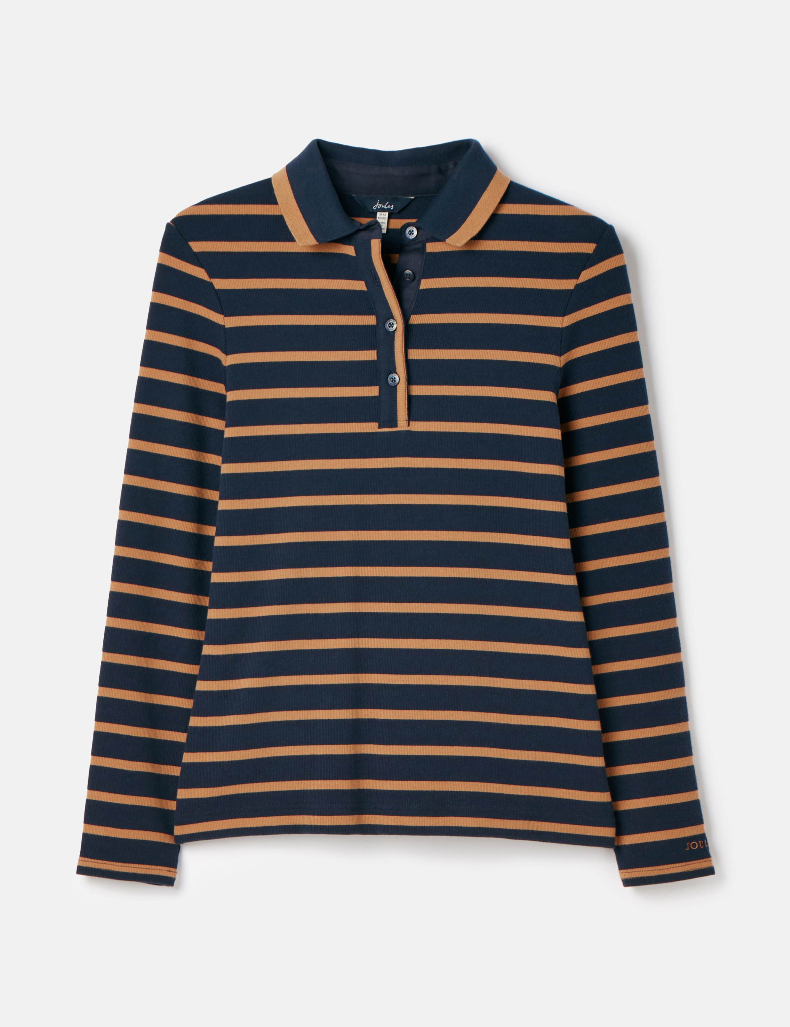 Cotton Rich Colour Block Polo Shirt 2 of 6