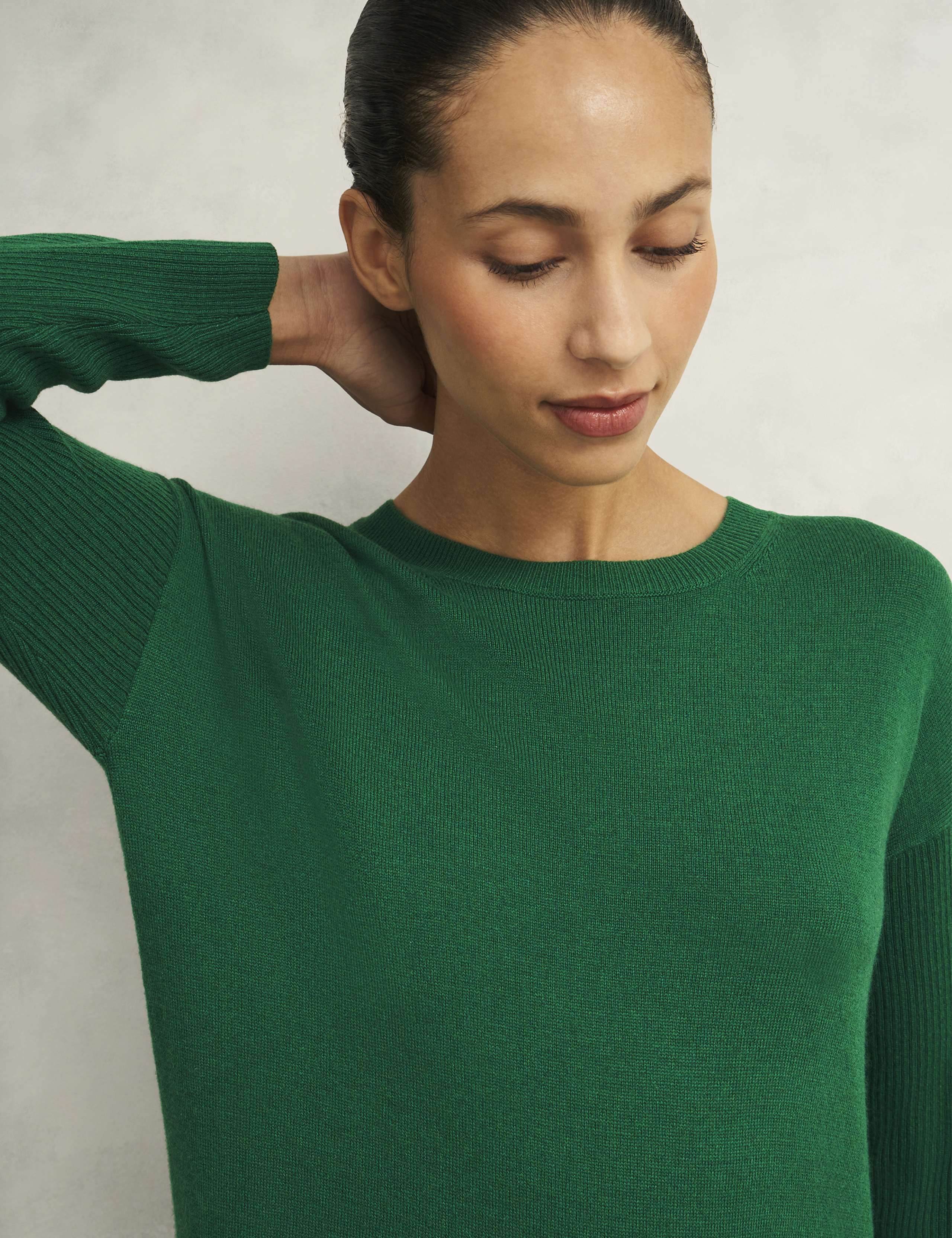 Merino Wool Blend Knitted Shift Dress 5 of 7