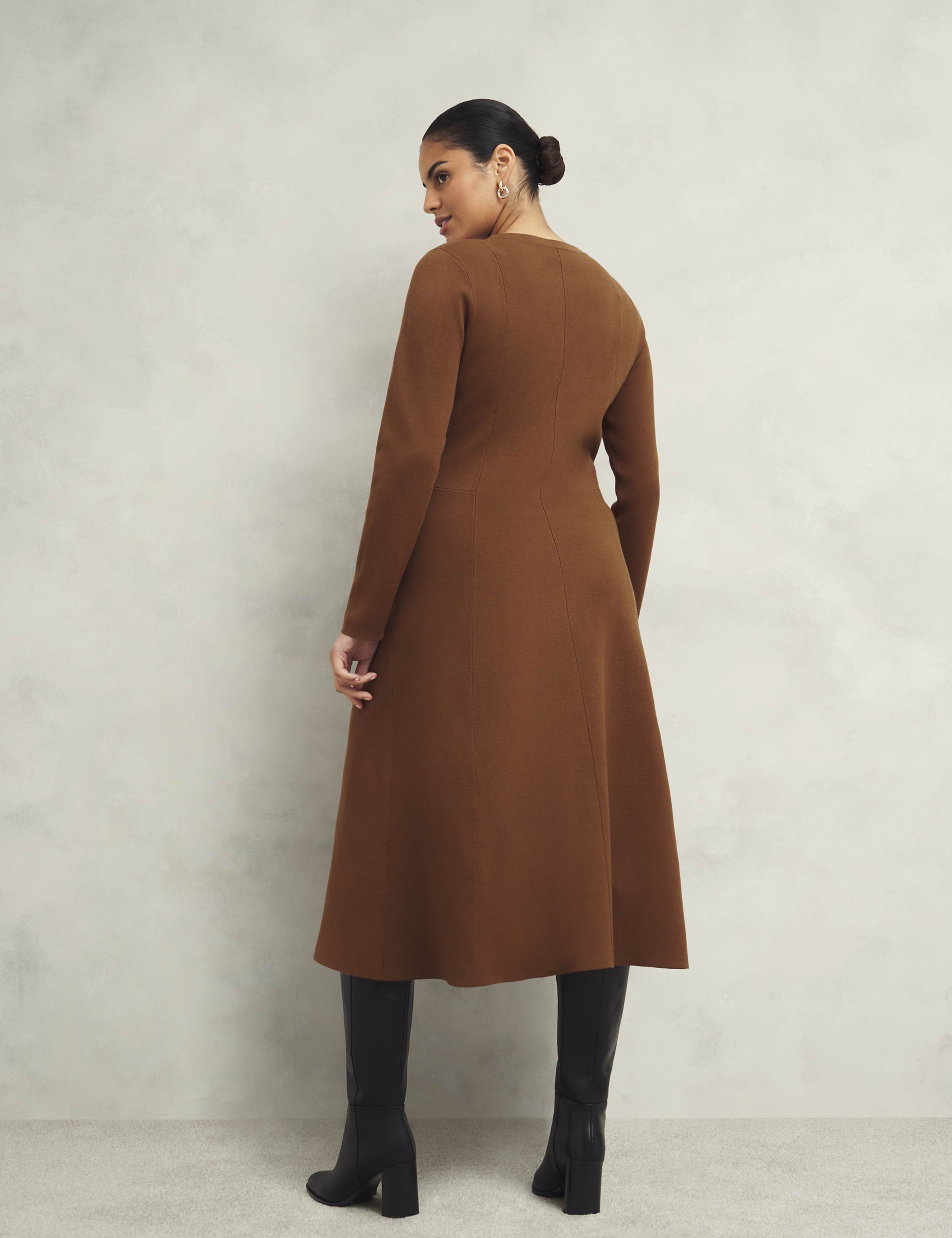 Midi Knitted Dress 3 of 9