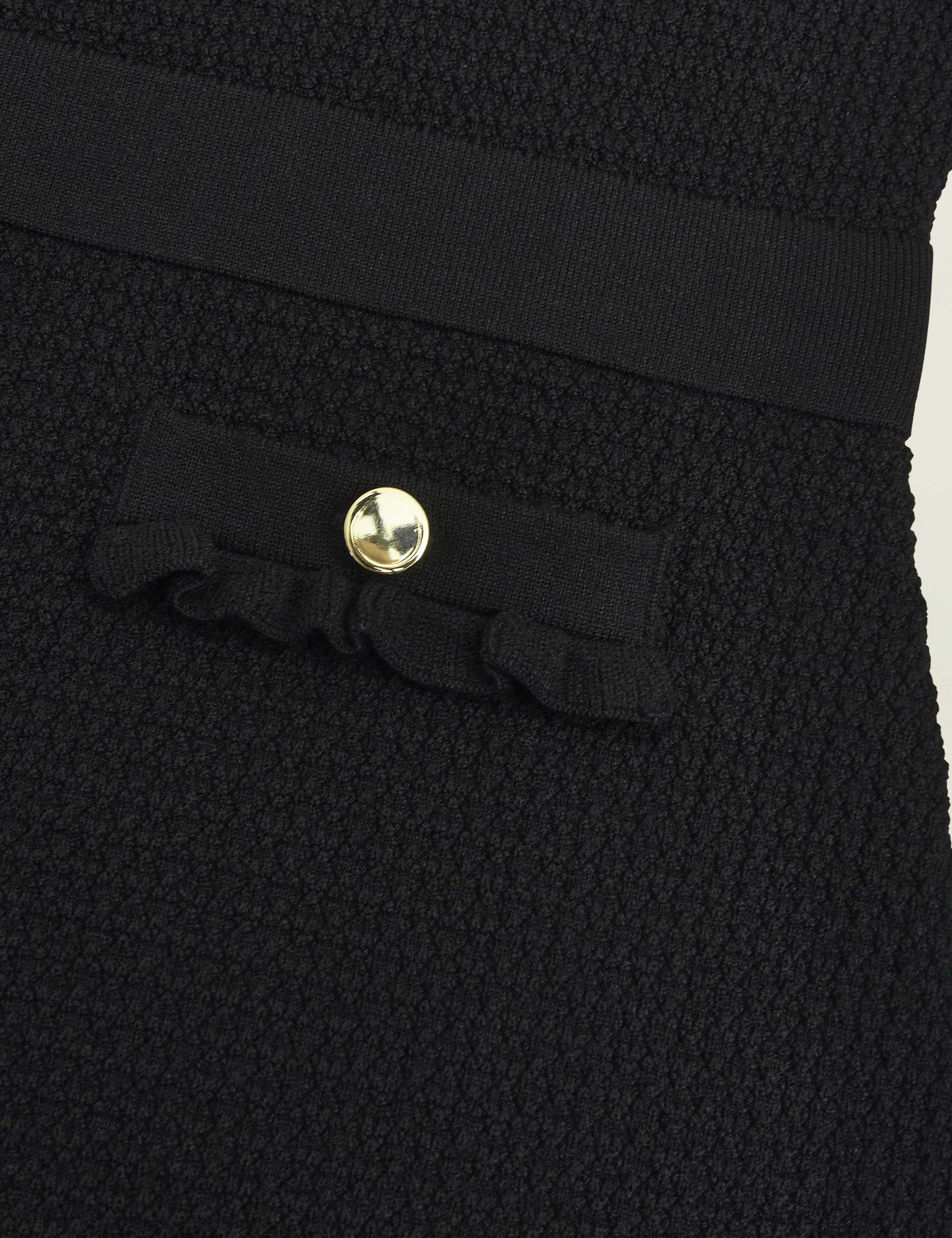 Knitted Textured Knee Length Shift Dress 8 of 8