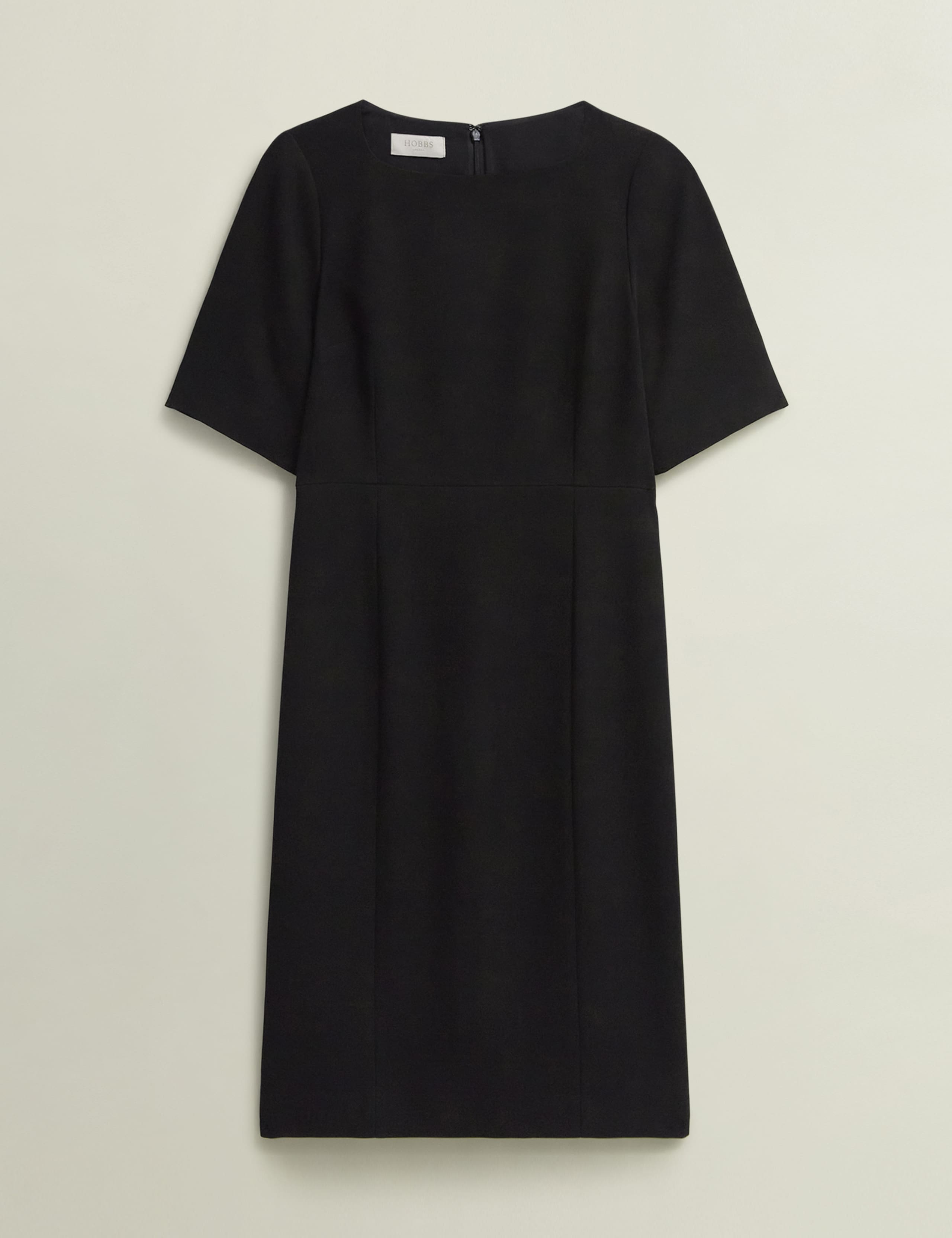 Square Neck Knee Length Shift Dress 2 of 5