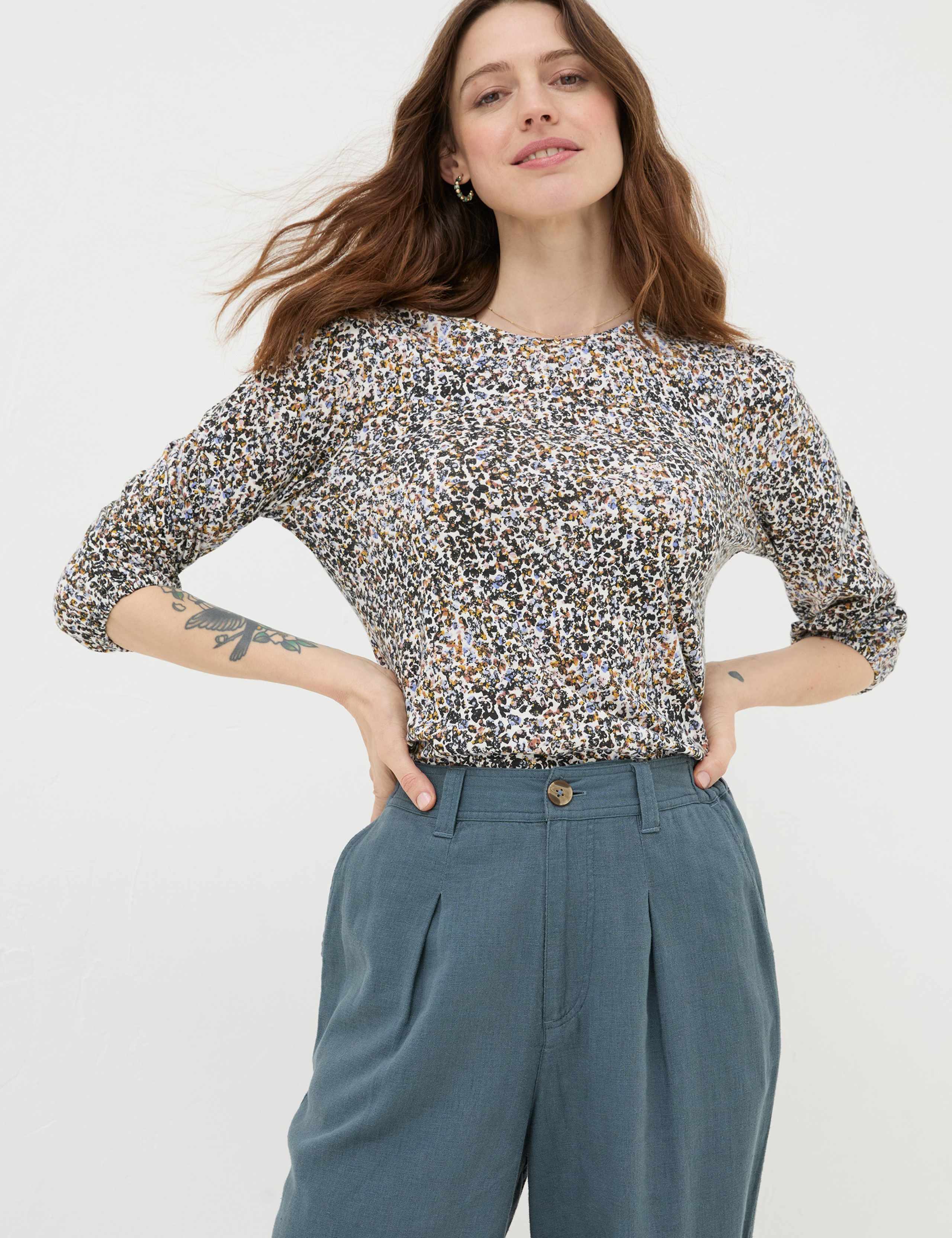 Pure Cotton Spot Top 1 of 5