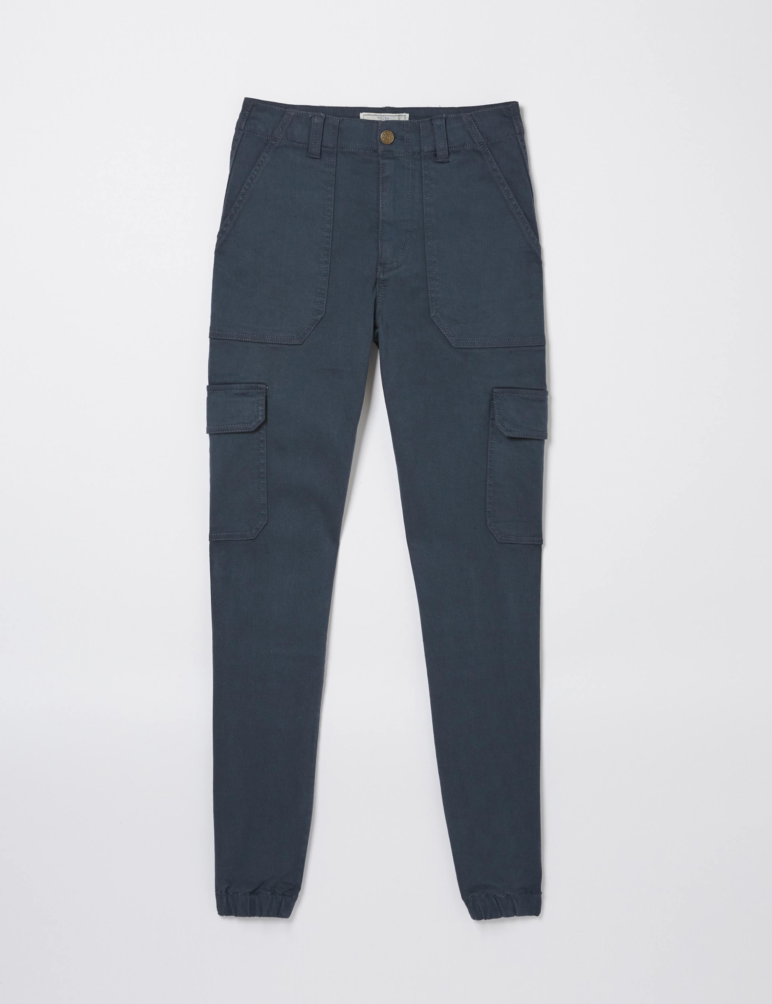 Cotton Rich Cargo Cuffed Trousers 2 of 5
